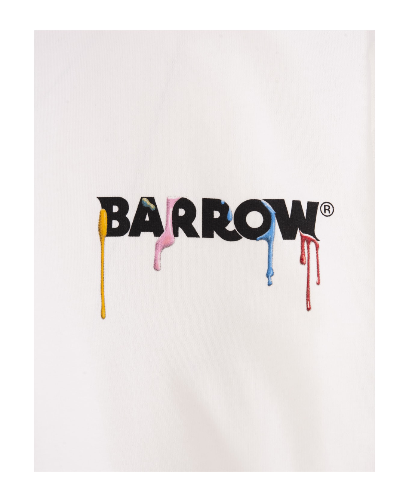 Barrow White T-shirt With Barrow Spots Print - White