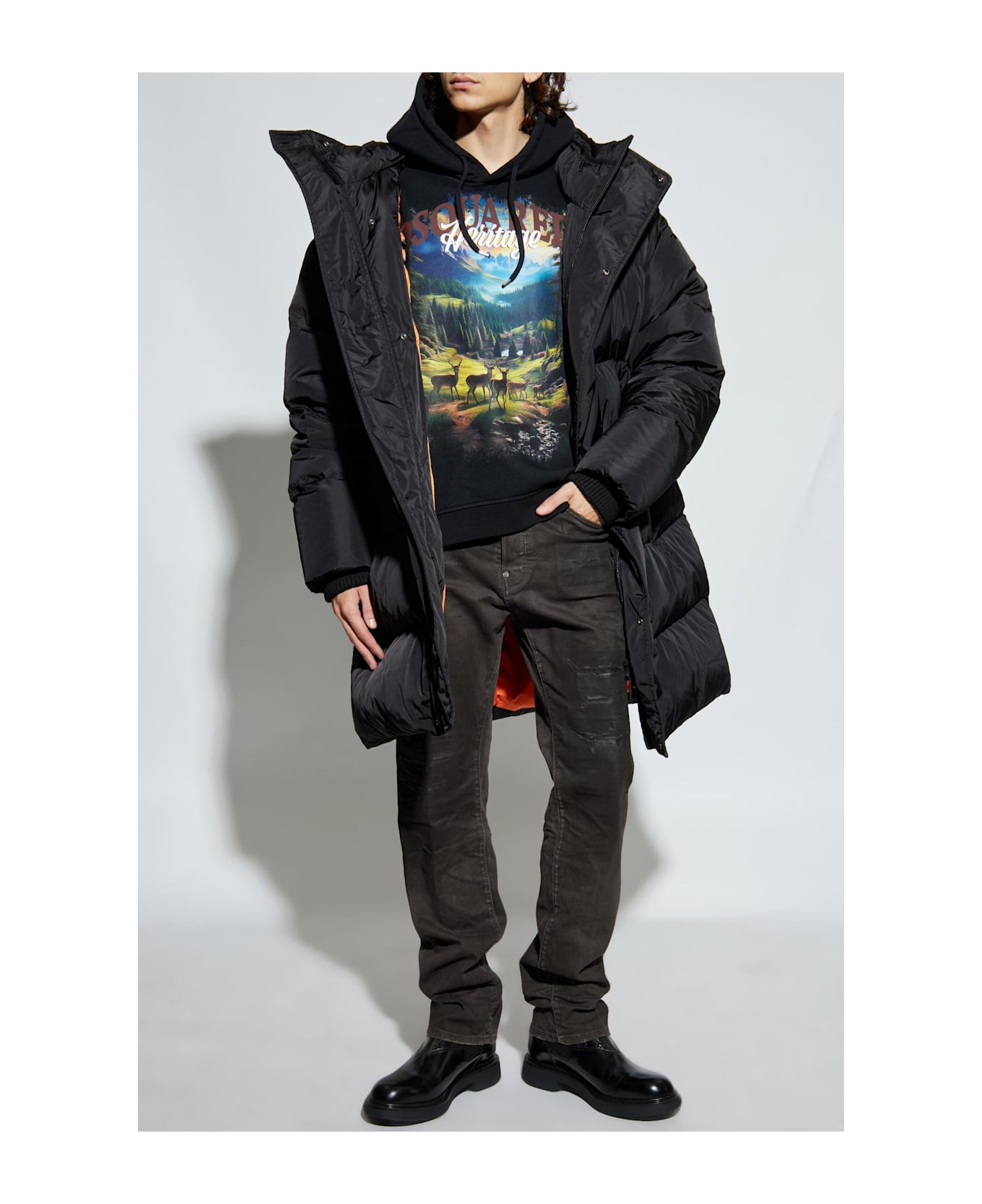 Dsquared2 Sweatshirt With Logo - Black