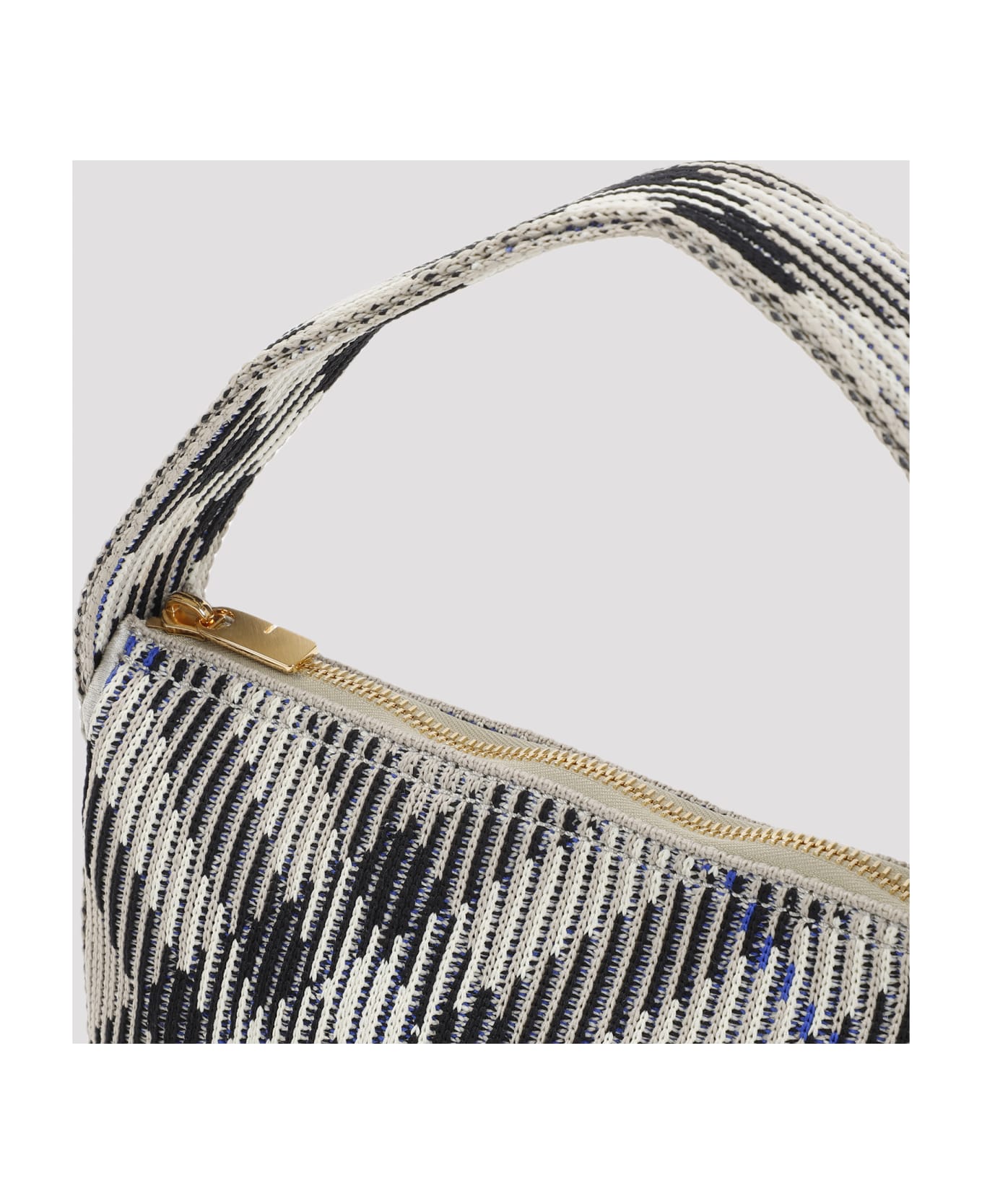 Burberry Check Baguette Bag - Lichen