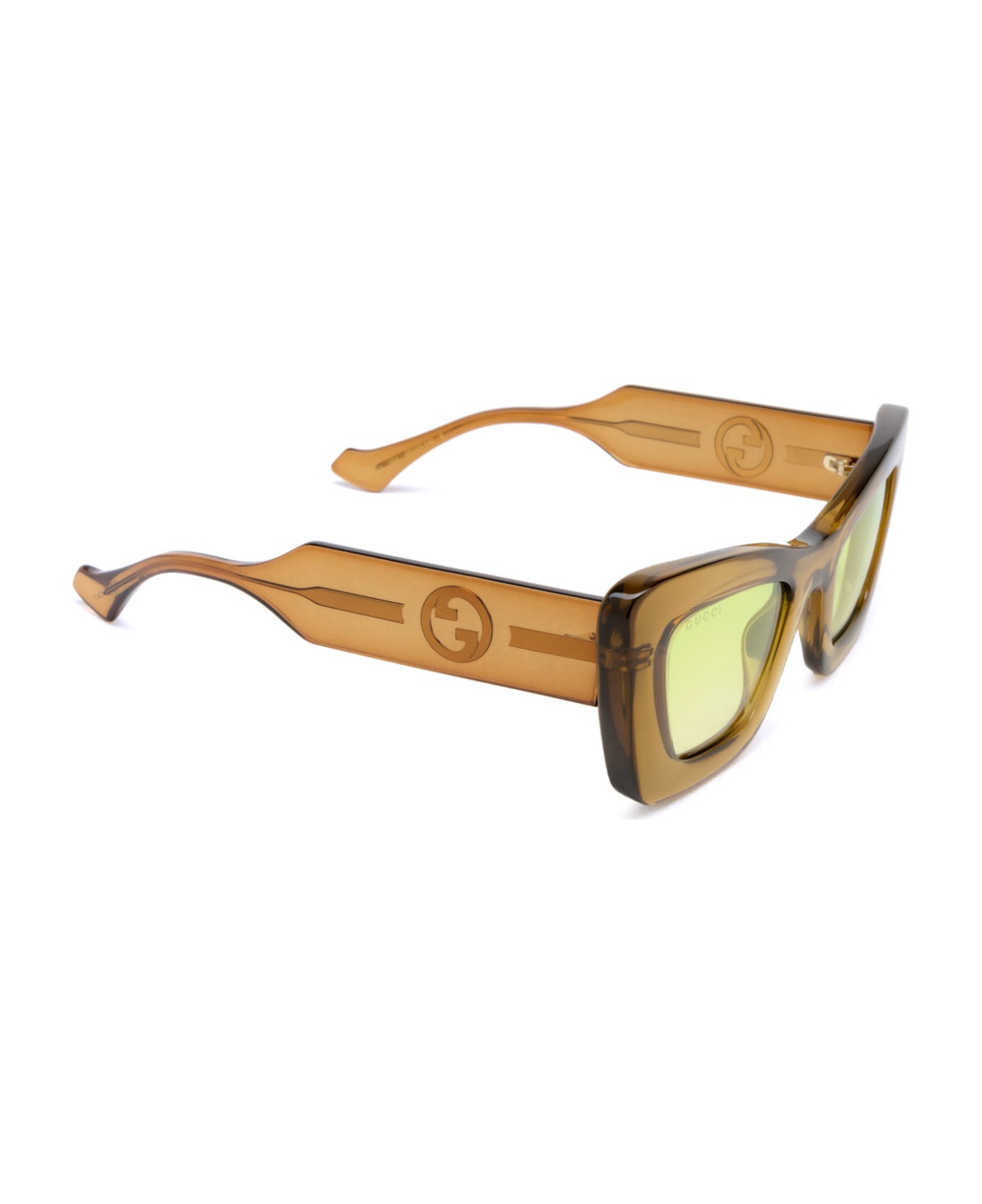 Gucci Eyewear Gg1552s Brown Sunglasses - Brown サングラス