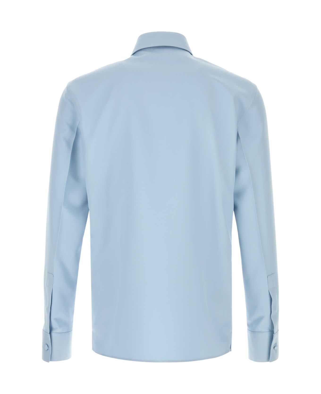 Gucci Pastel Light-blue Tech Panama Shirt - STONEGREY