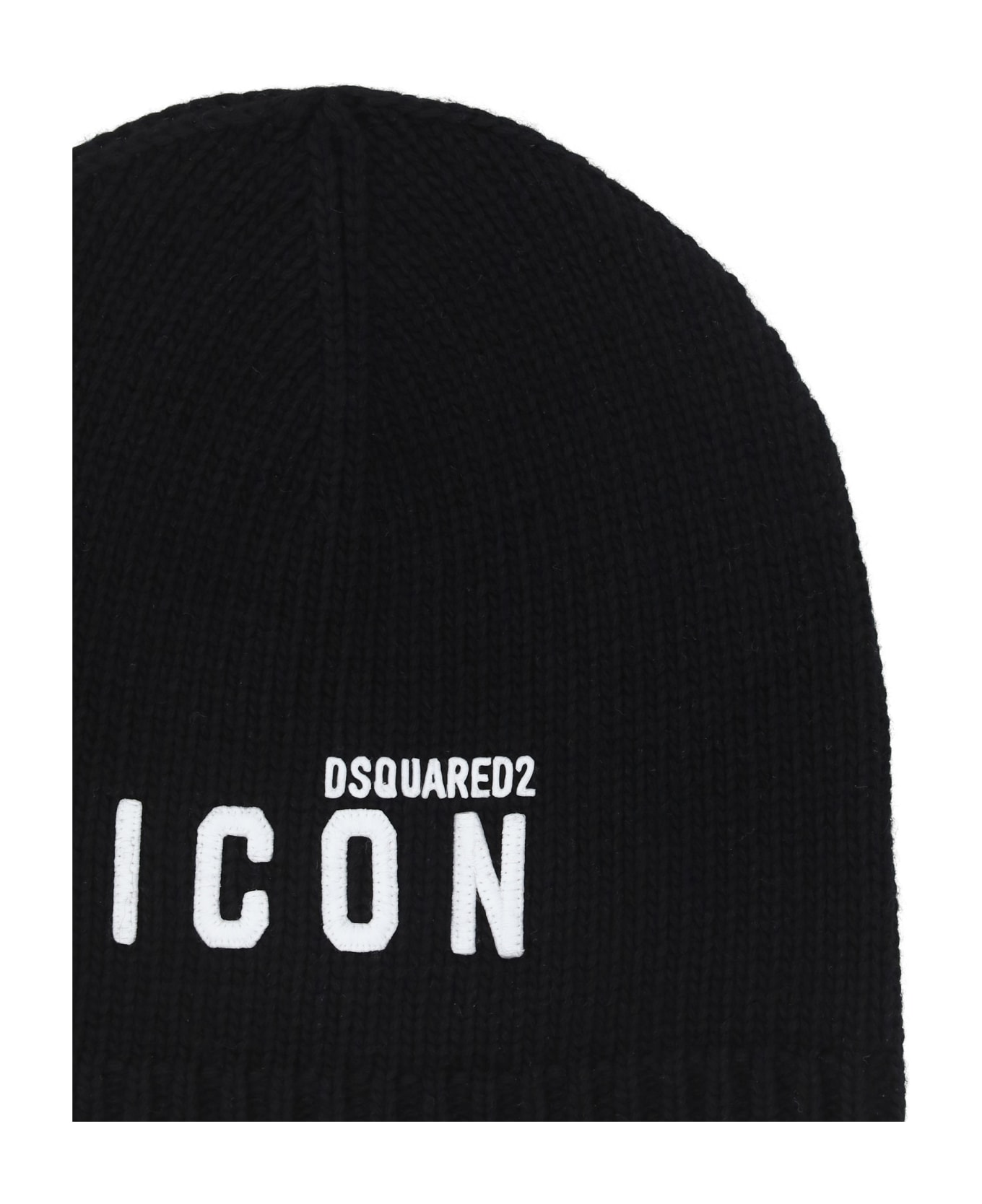 Dsquared2 Icon Logo Embroidered Beanie - M063 帽子