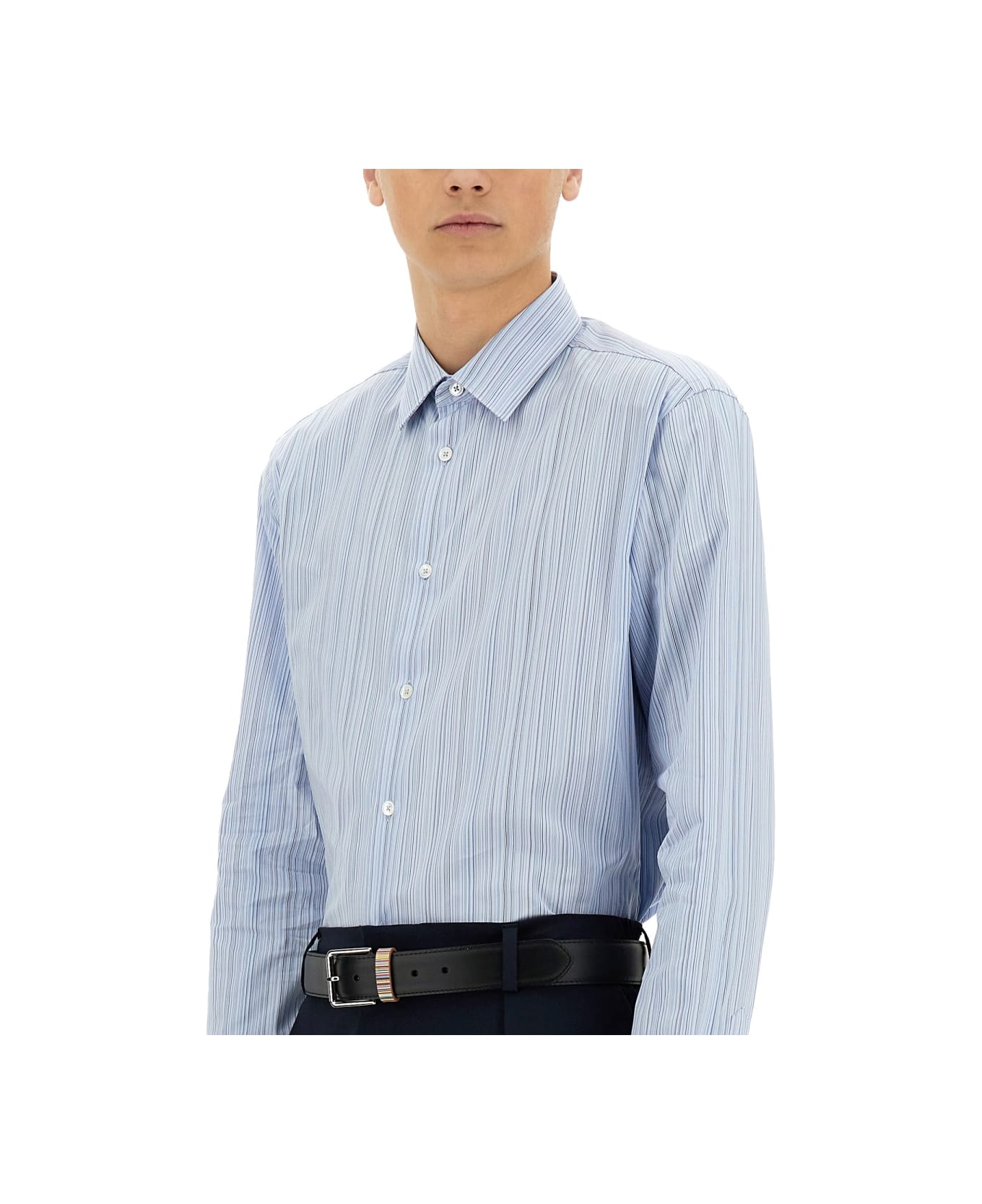 Paul Smith Striped Shirt - AZURE