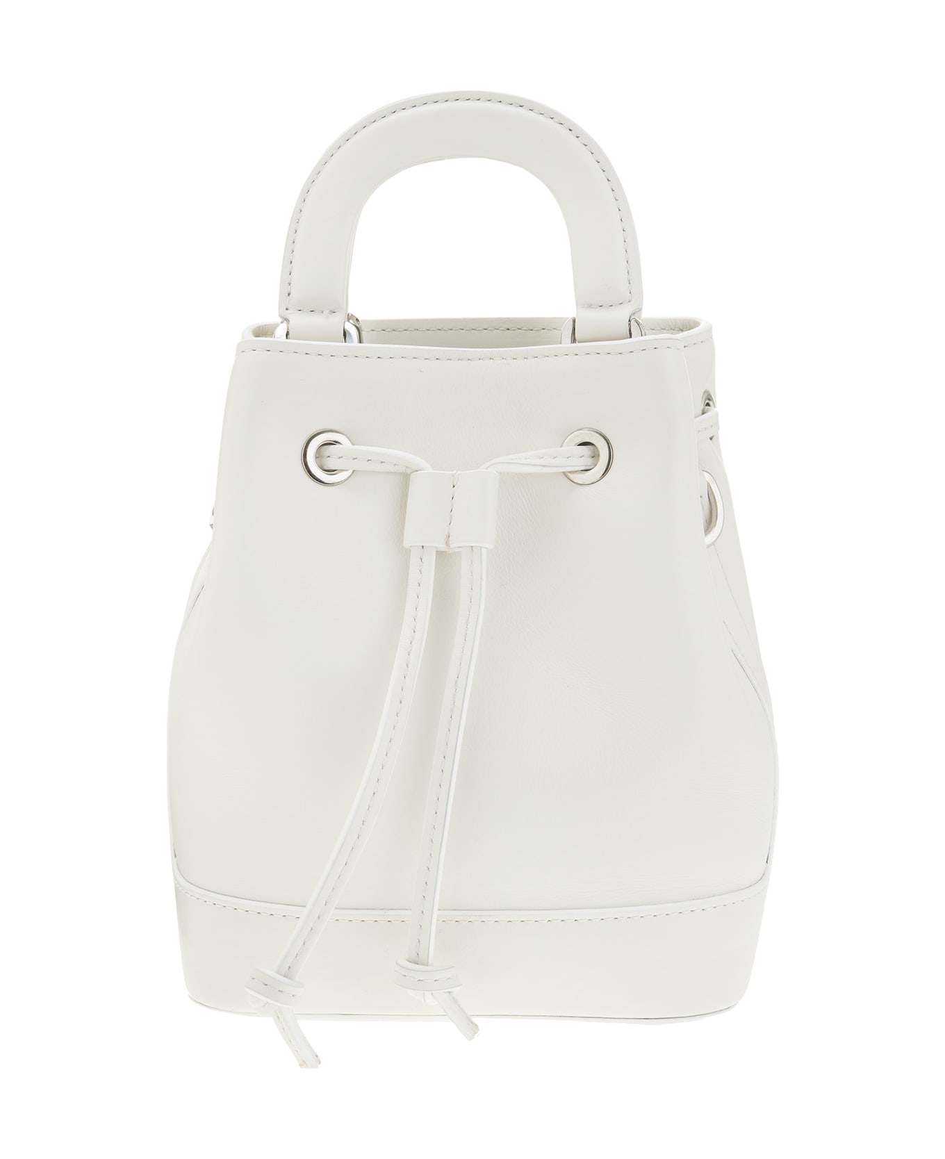 Au Départ White Petite Dauphine Bag