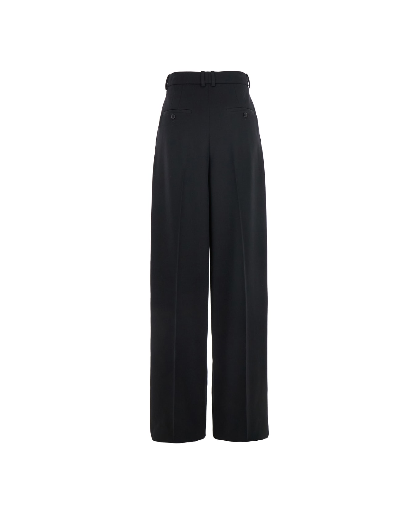 Black Wool Pant - Thumbnail 3