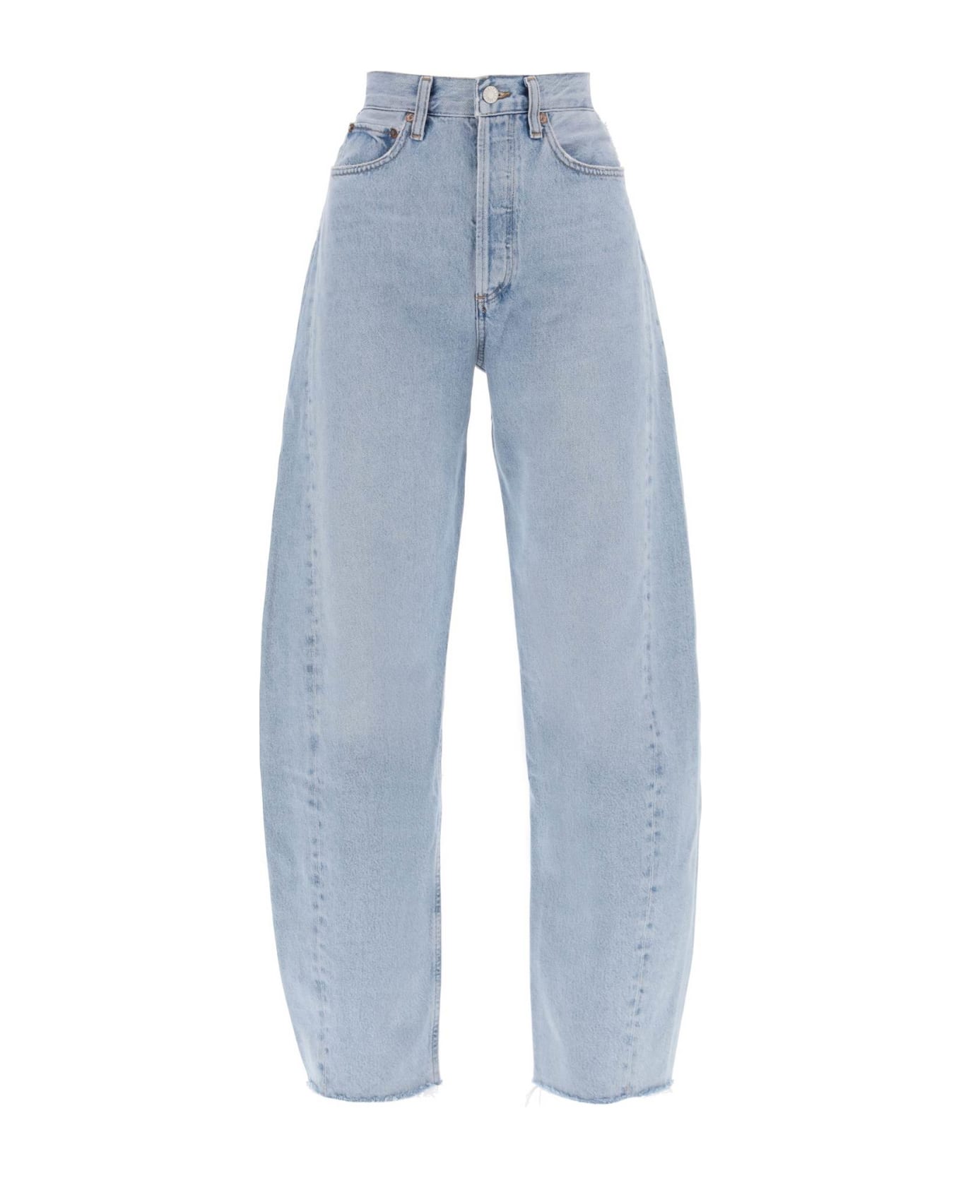 AGOLDE Luna Curved Leg Jeans - Blu Denim