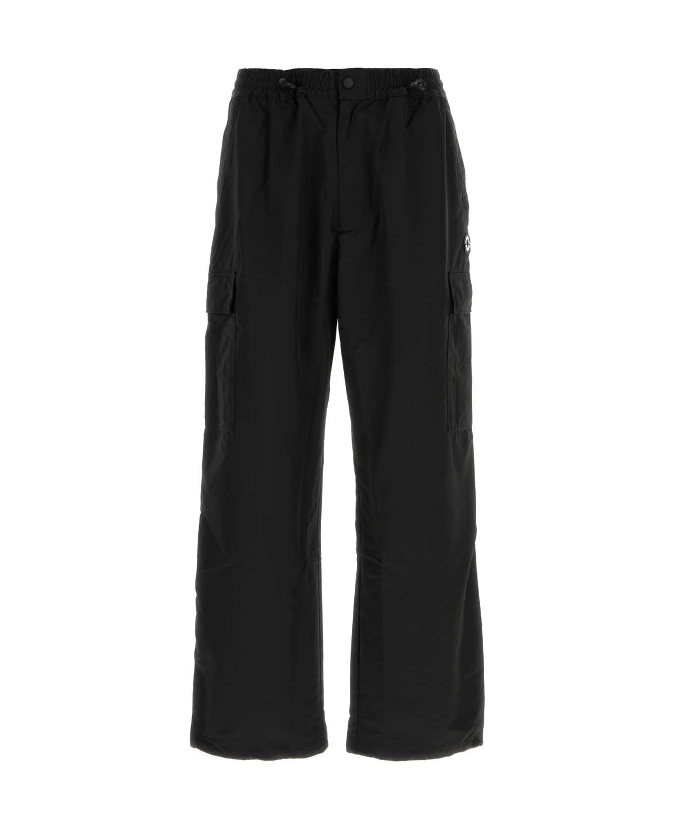 Kenzo Black Nylon Blend Cargo Pant - BLACK