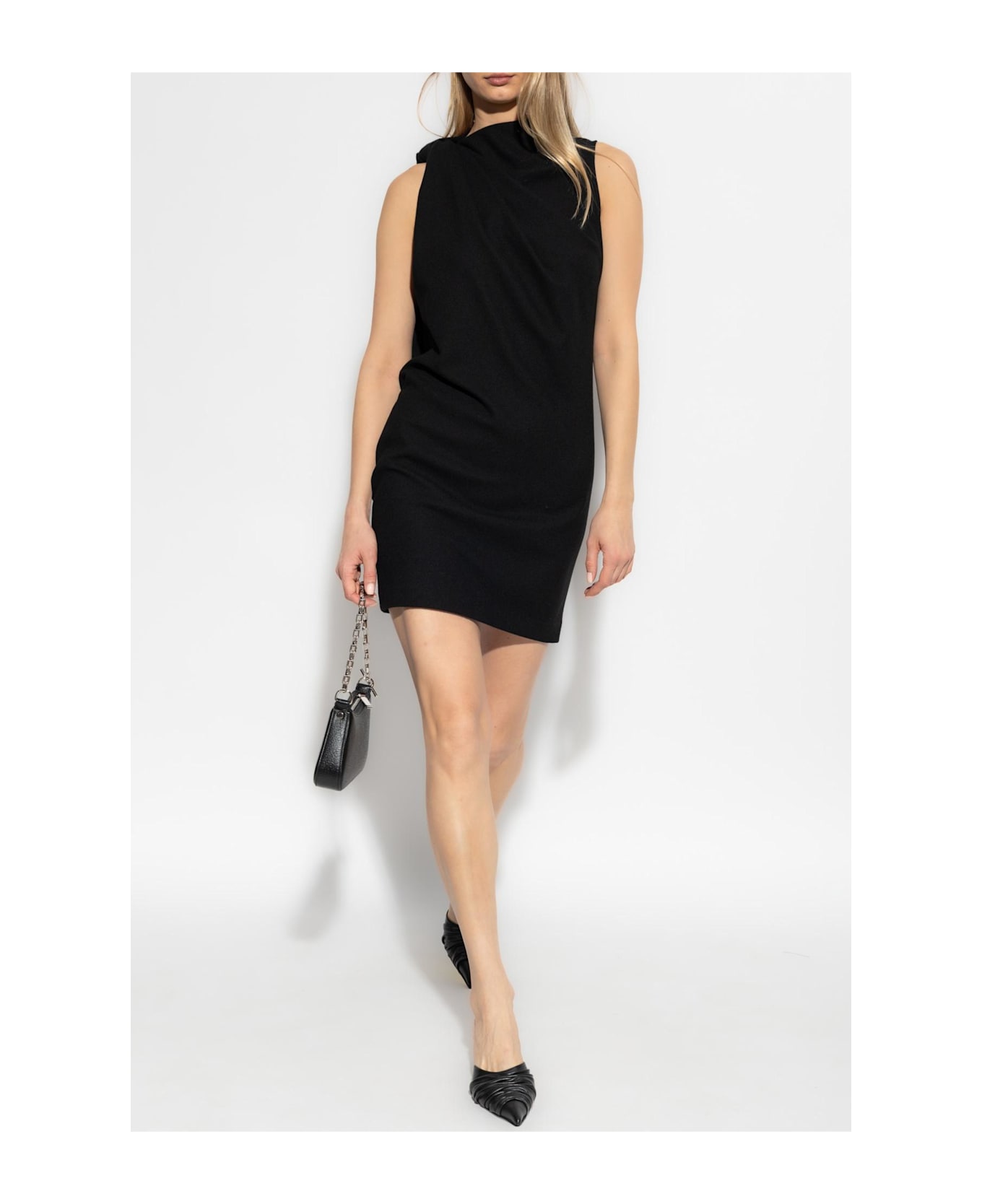 Alexander McQueen Wool Dress - Black