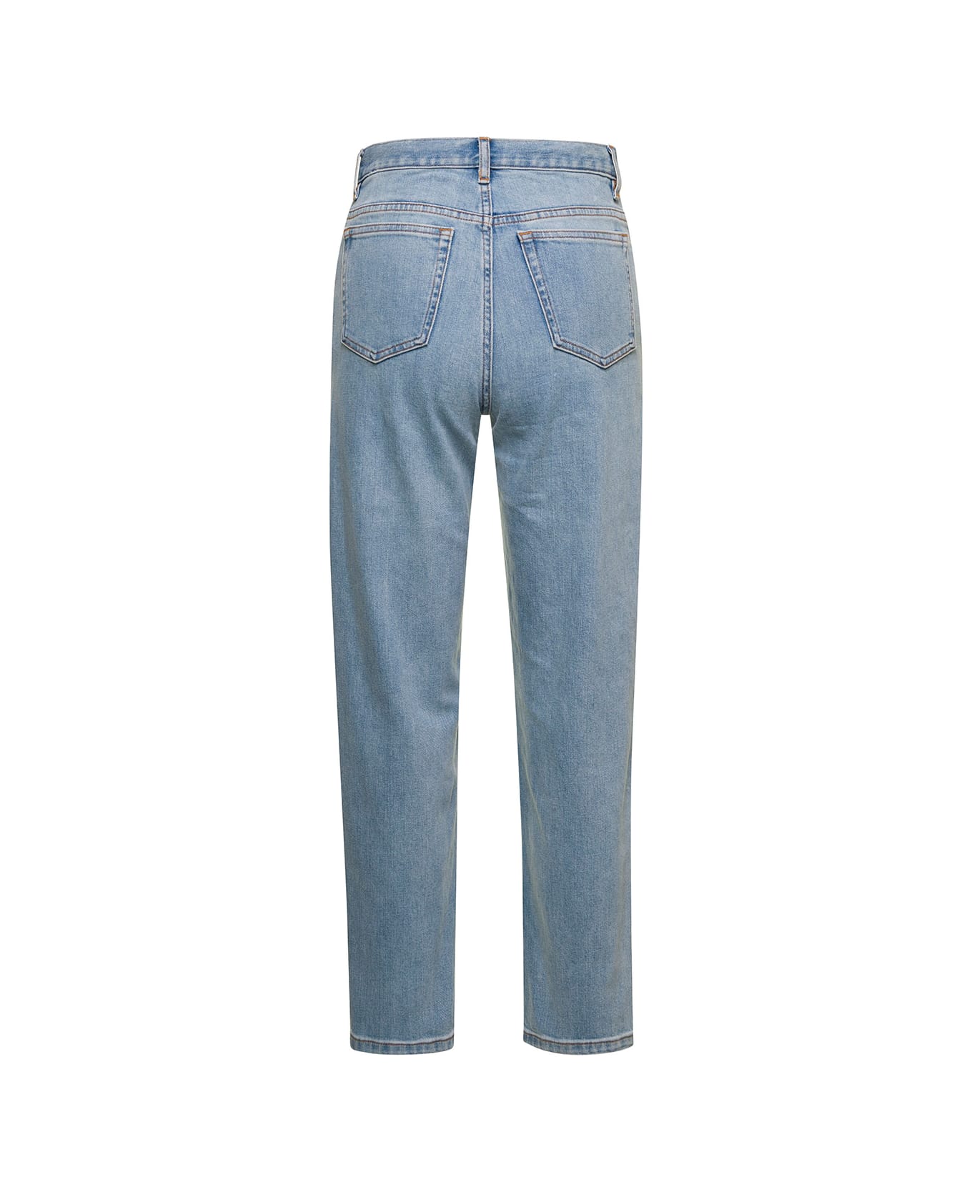A.P.C. 'martin' Light Blue Five Pockets Jeans In Cotton Denim Woman - Blu