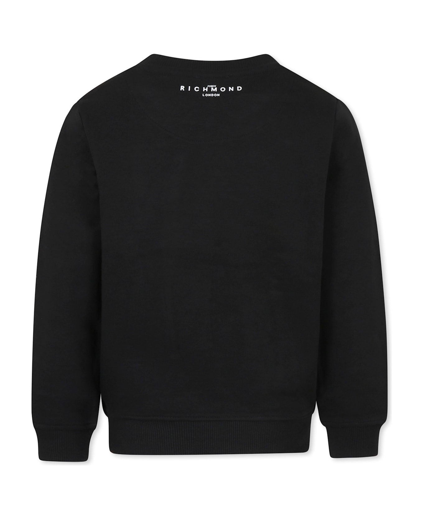 Richmond Black Sweatshirt For Kids With Logo - Black