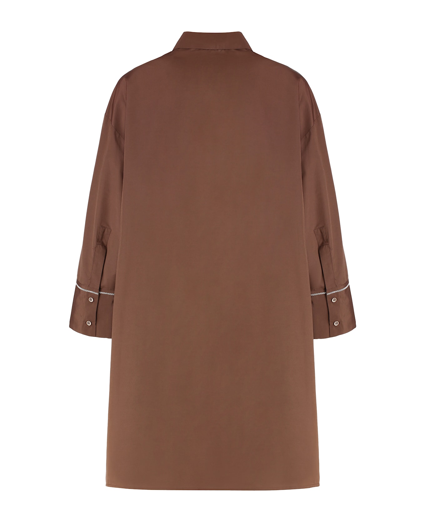 Peserico Oversize Shirt - brown