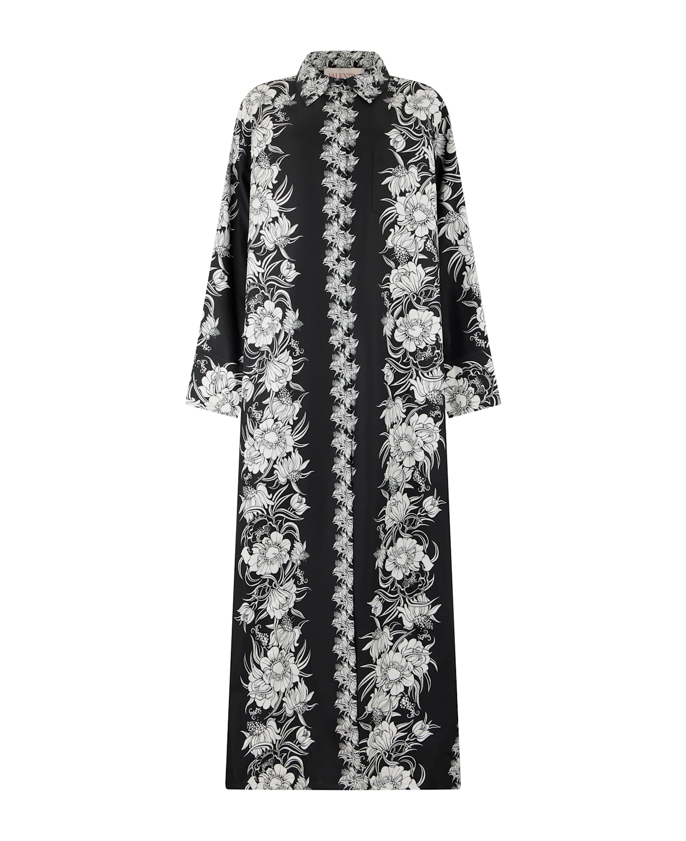 Valentino Garavani Long Floral Dress - black