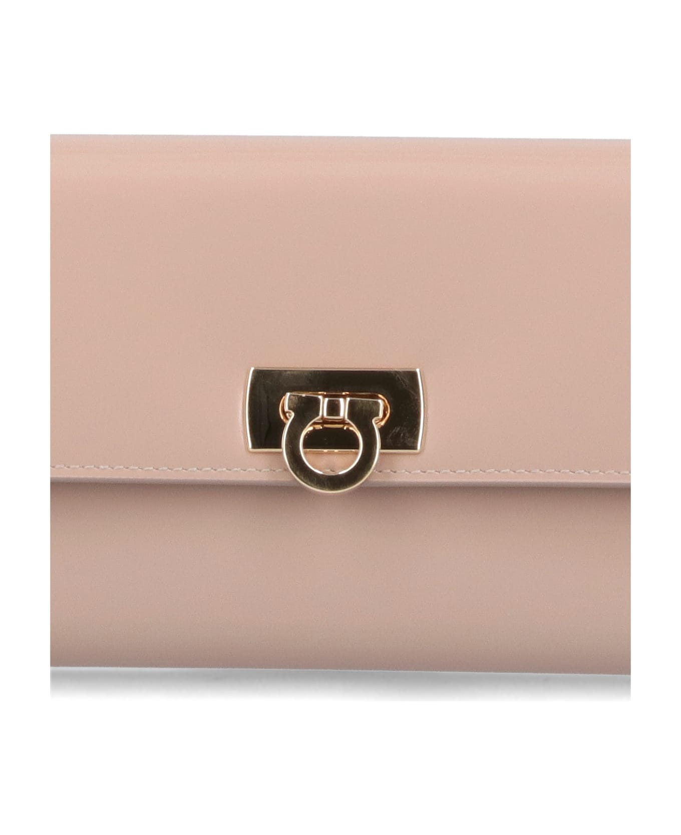 Ferragamo Gancini Wallet - Pink 財布