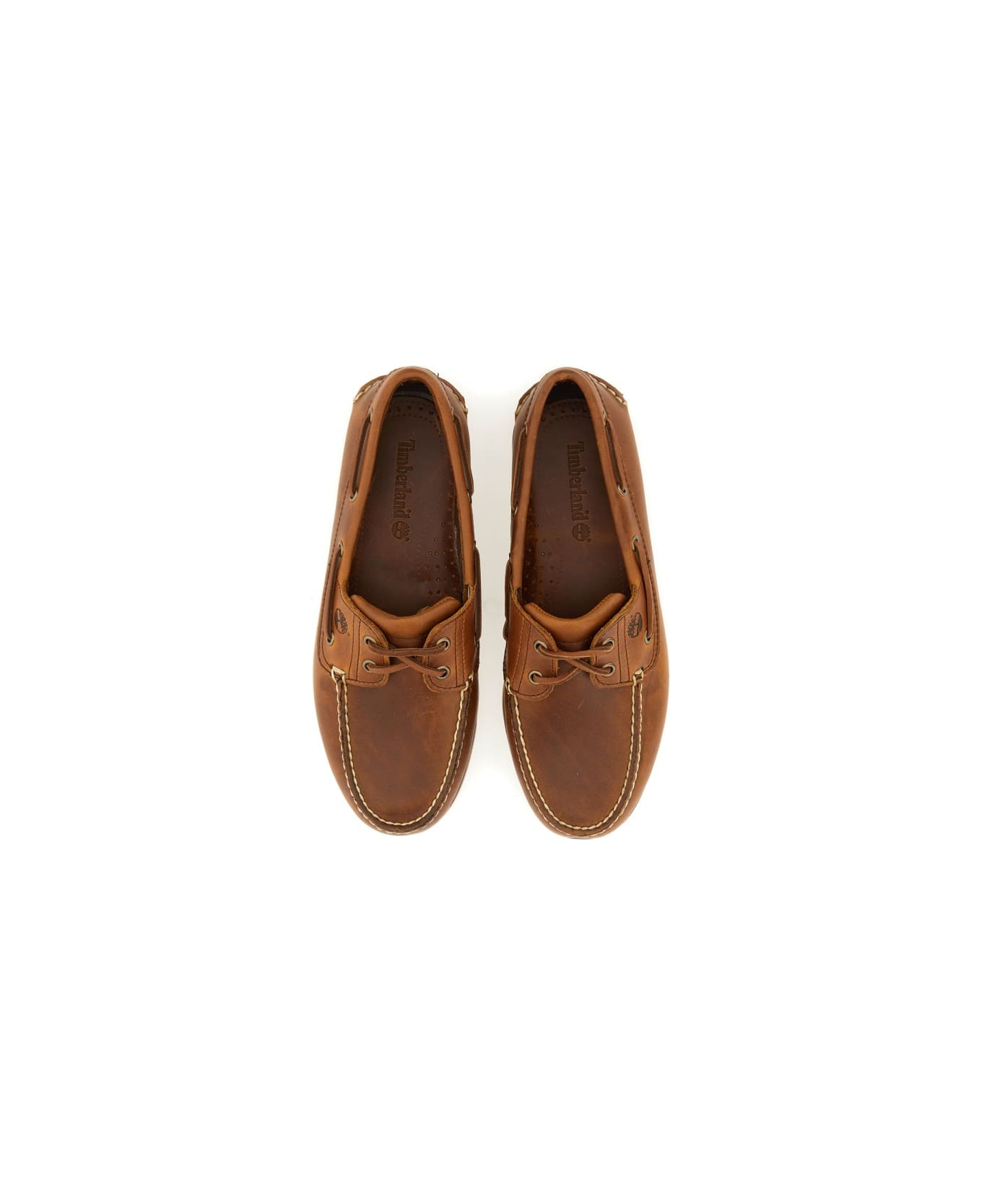 Timberland Leather Boat Moccasin - BROWN