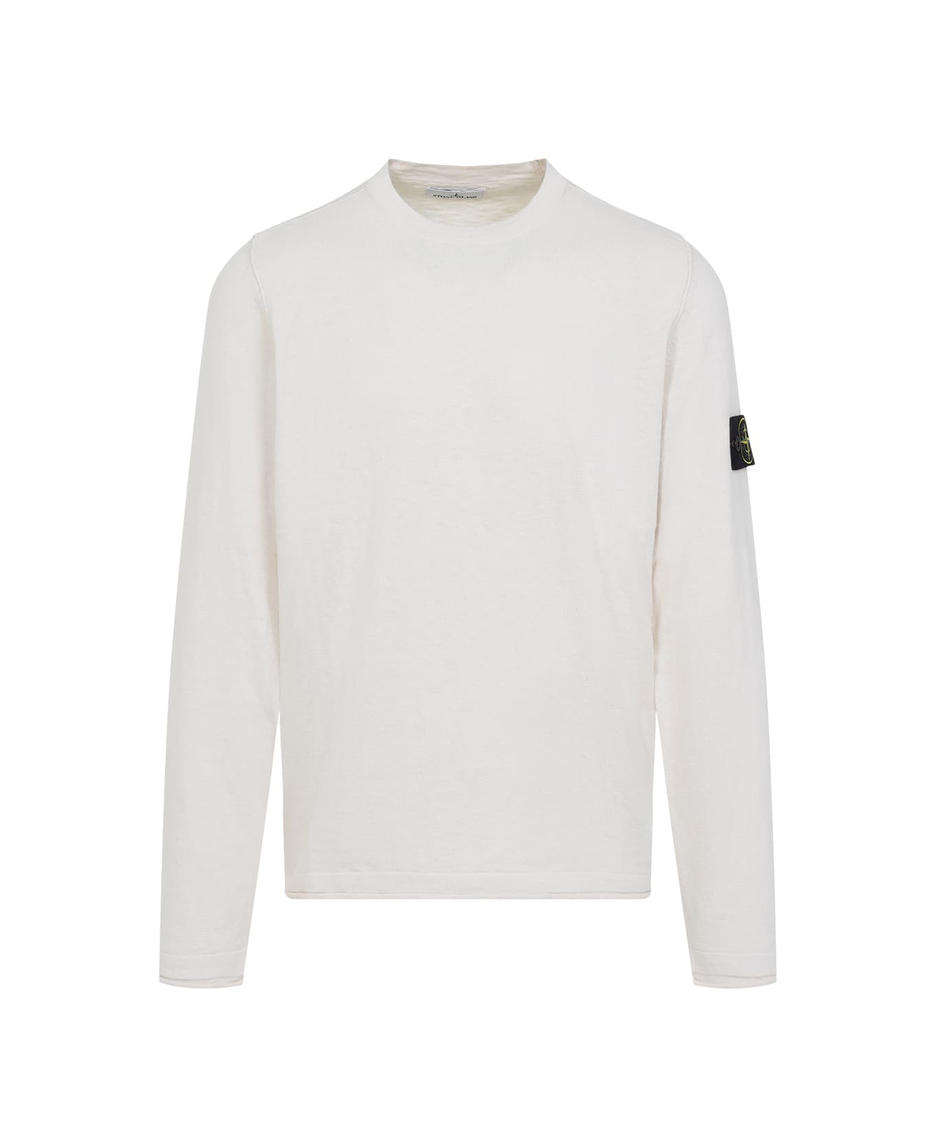 Stone Island Crew Neck Pullover - White