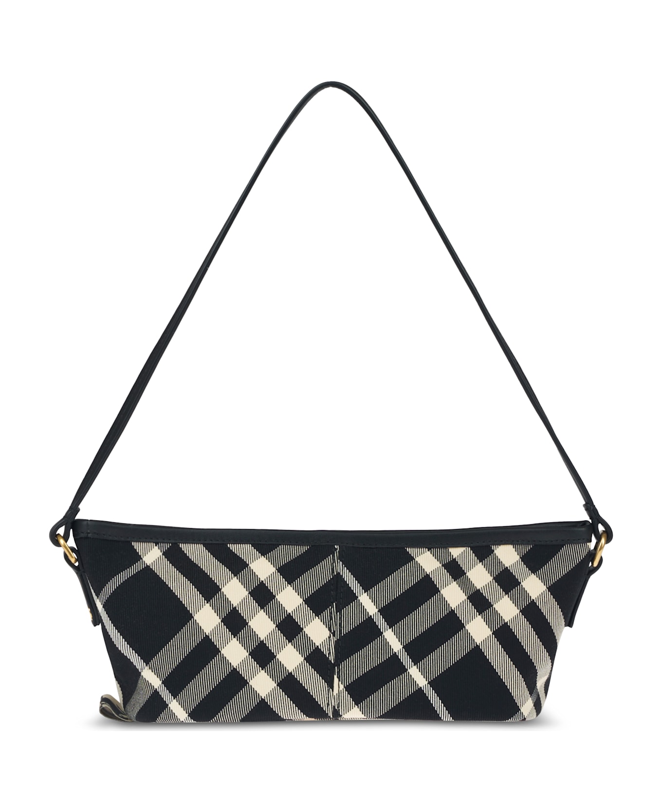 Burberry Vintage Check Zip Mini Shoulder Bag - Black