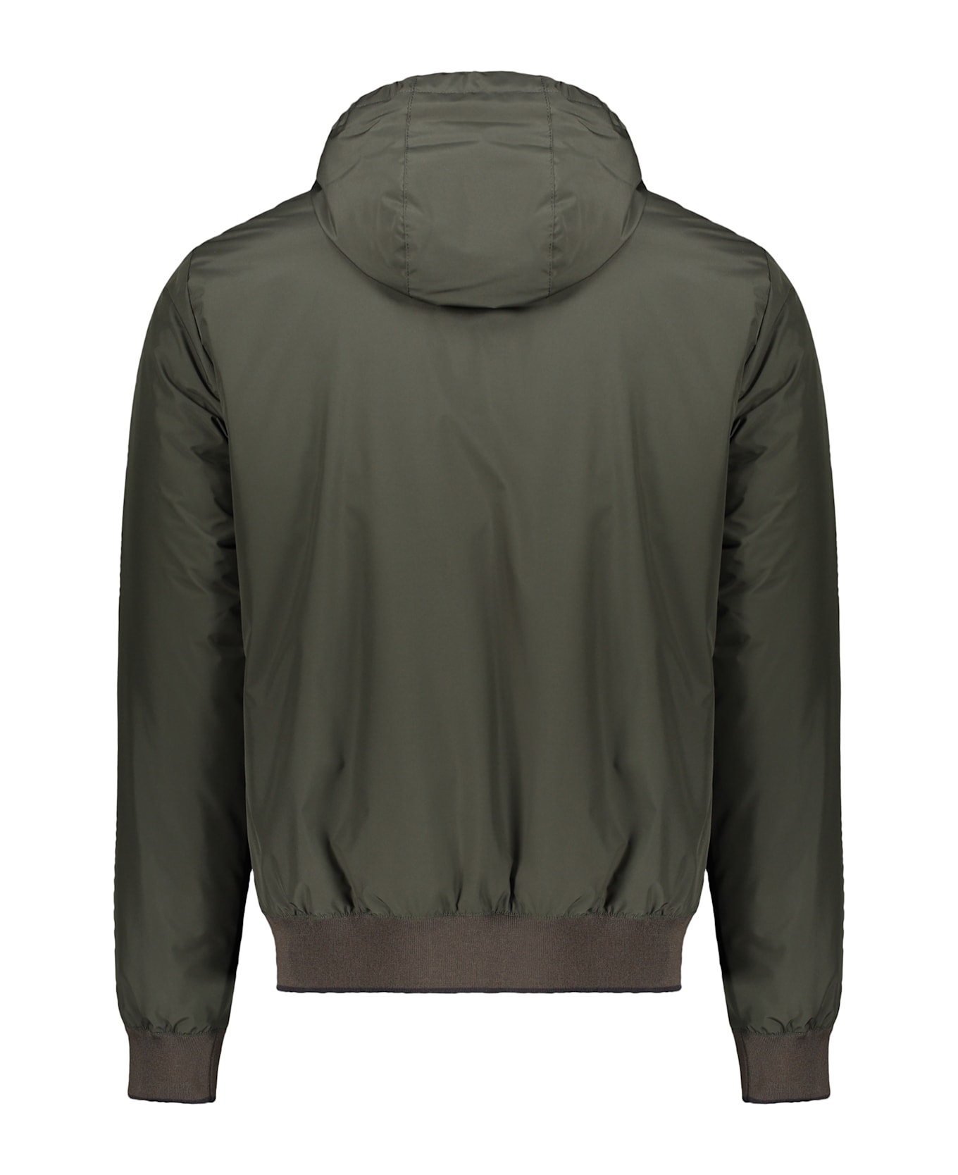 Moorer Oniro-stp Hooded Padded Bomber Jacket - green