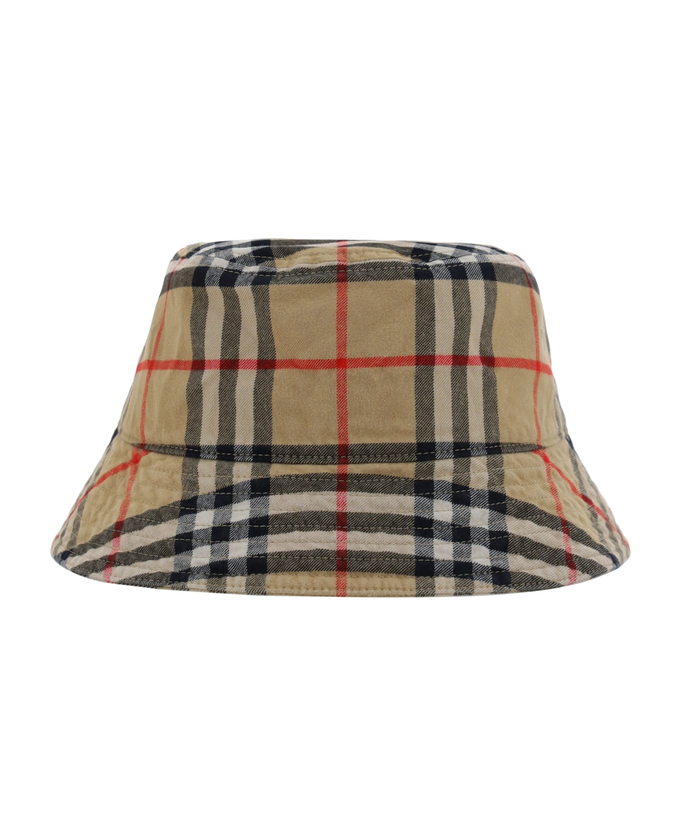 Burberry Bucket Hat Check - Archive Beige 帽子