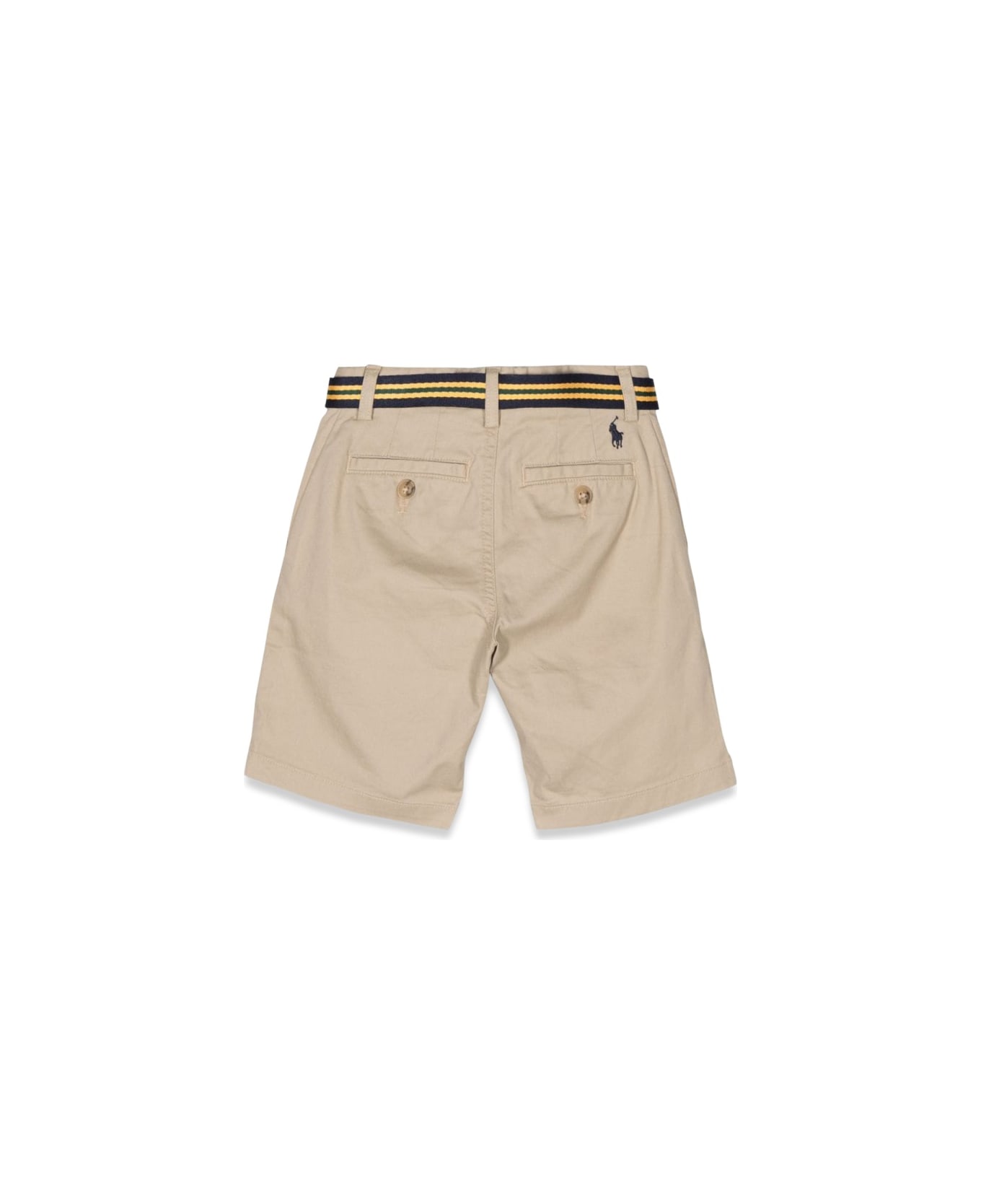 Polo Ralph Lauren Shrt-shorts-flatfront - BROWN ボトムス