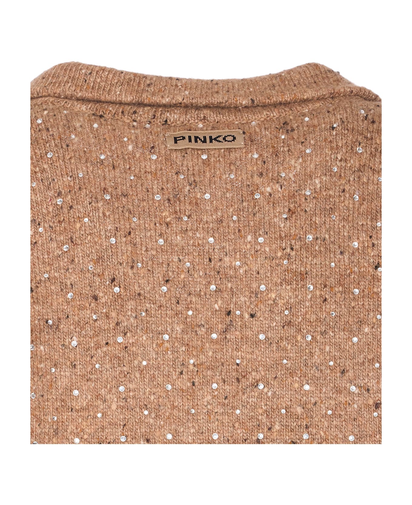 Pinko Nibani Polo Sweater - Beige