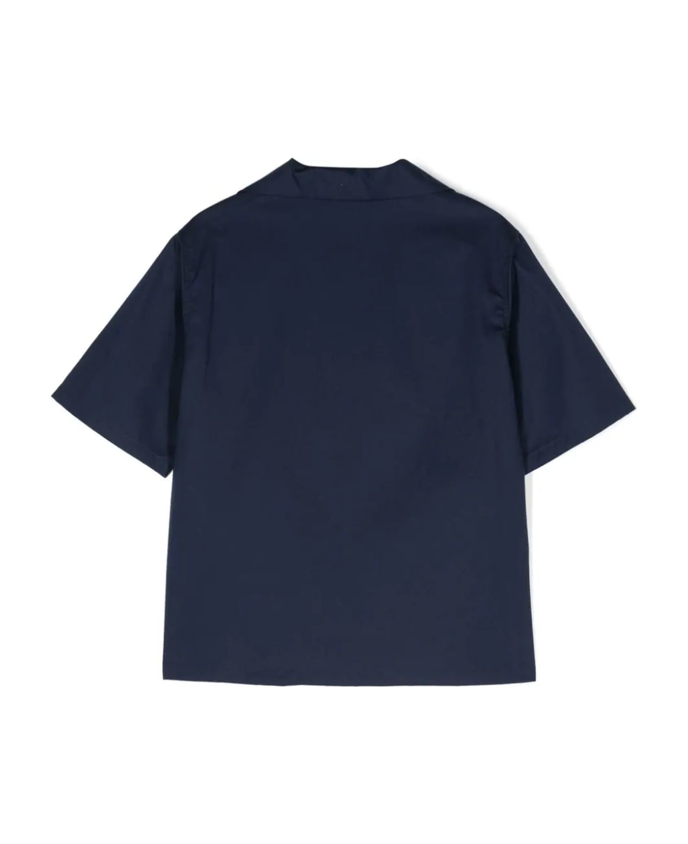 Gucci Blue Cotton Shirt - NAVY シャツ