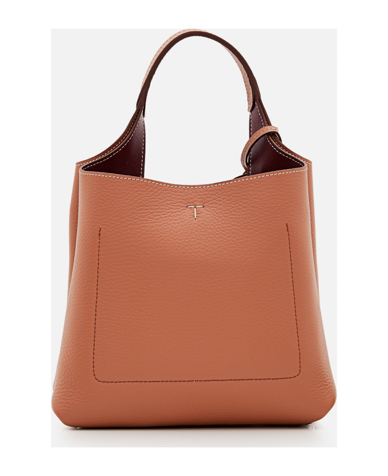 Tod's Mini Leather Shopping Bag - Brown