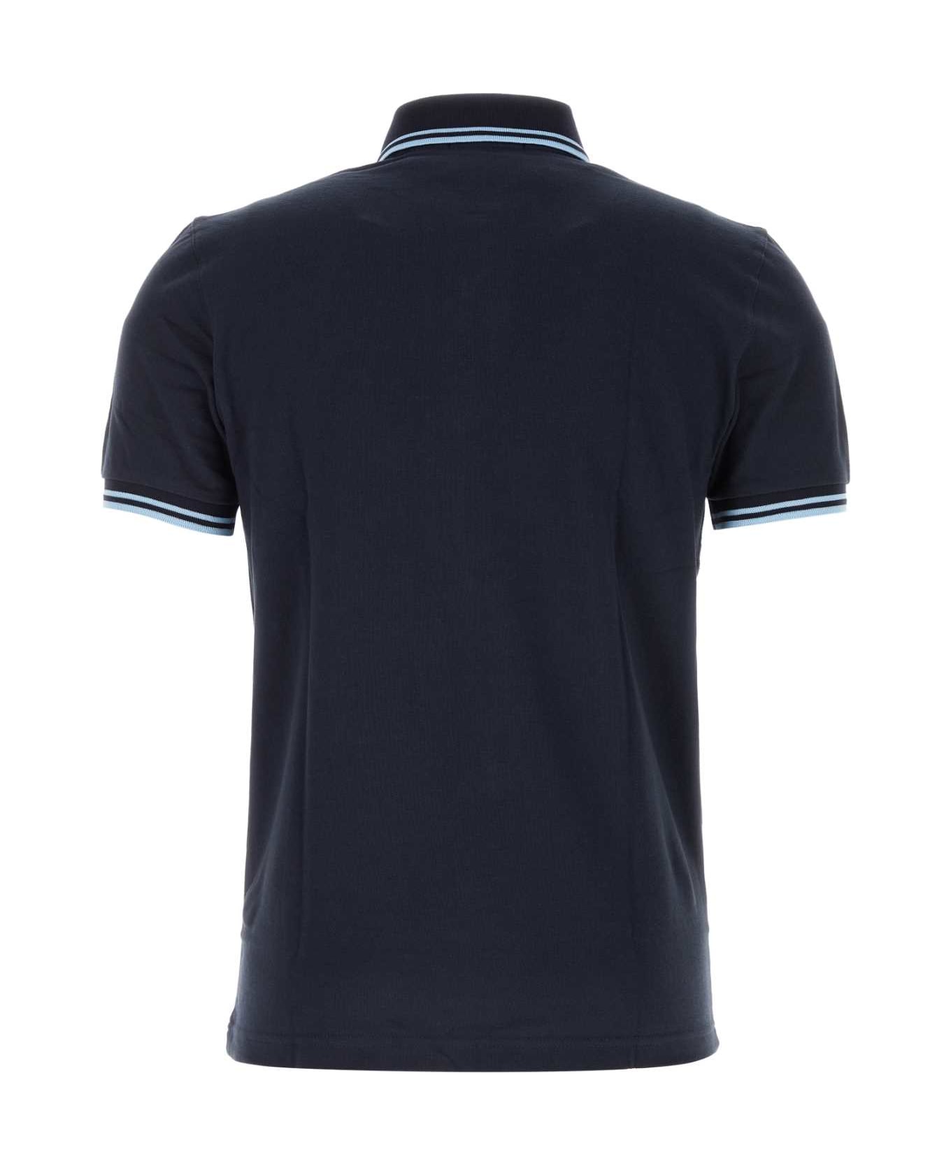 Fred Perry Midnight Blue Piquet Polo Shirt - NAVY