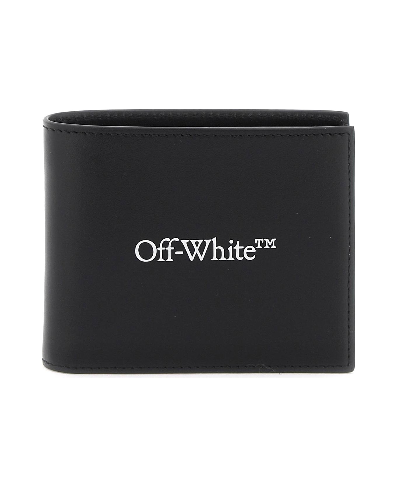 Off-White Bookish Bi-fold Wallet - Black White 財布