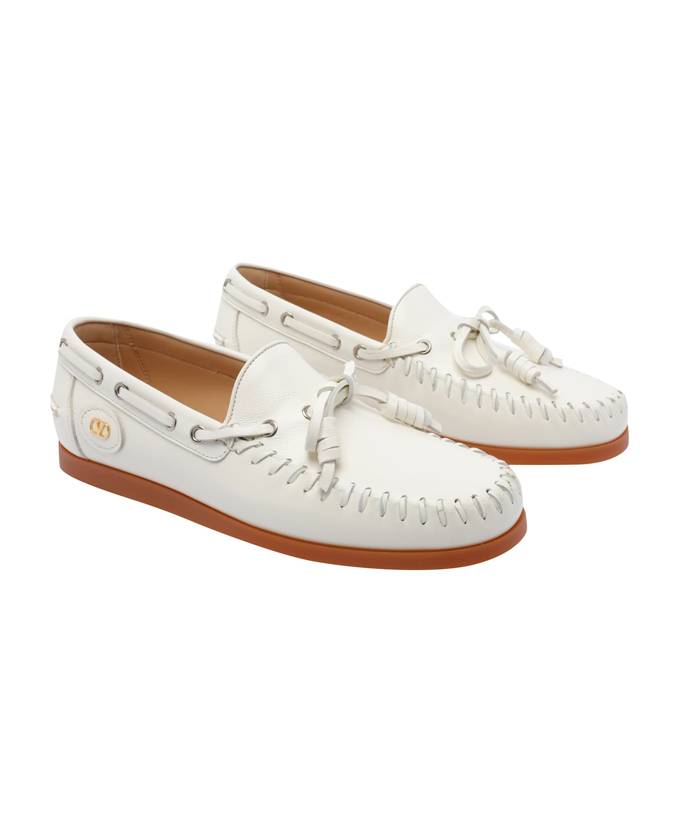 Valentino Garavani Palm Avenue Loafers - White