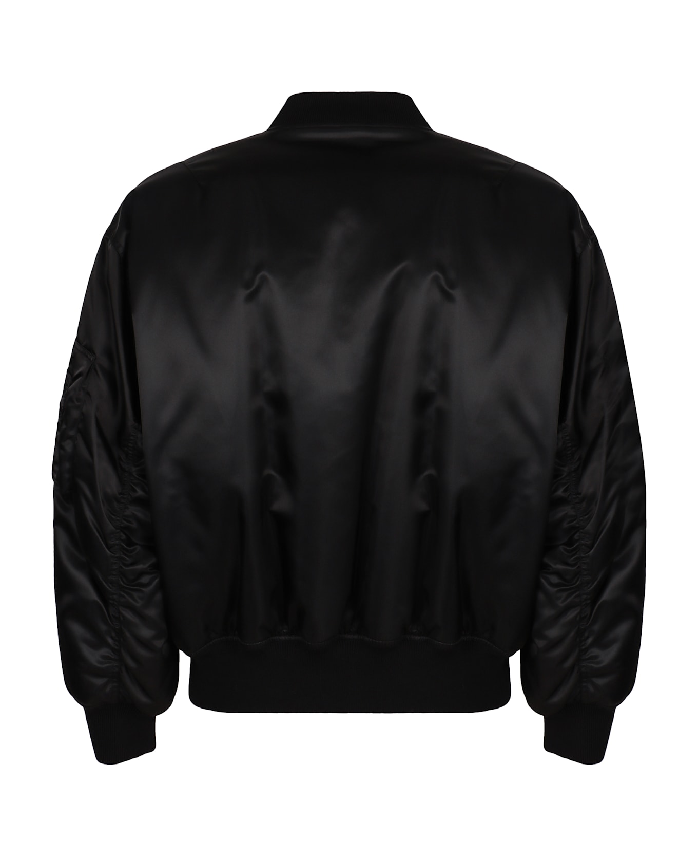 Saint Laurent Nylon Bomber Jacket - Black