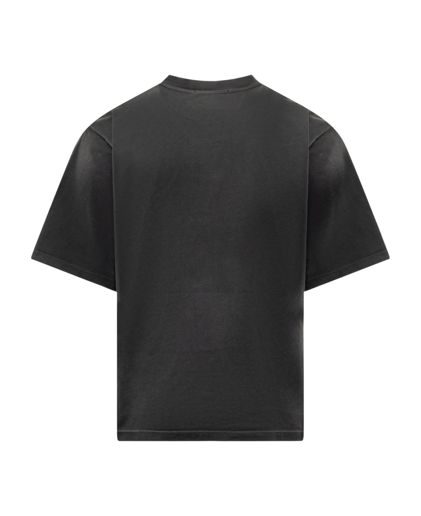 A Paper Kid Logo Print T-shirt - NERO/BLACK