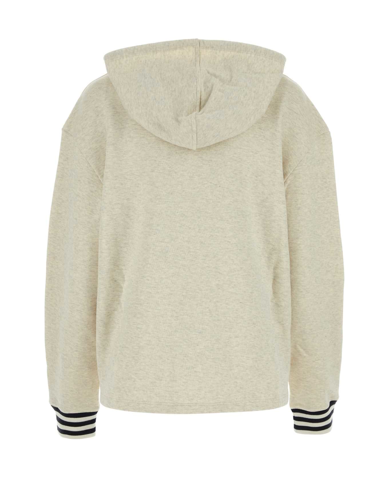 Prada Melange Sand Cotton Sweatshirt - NATURALE