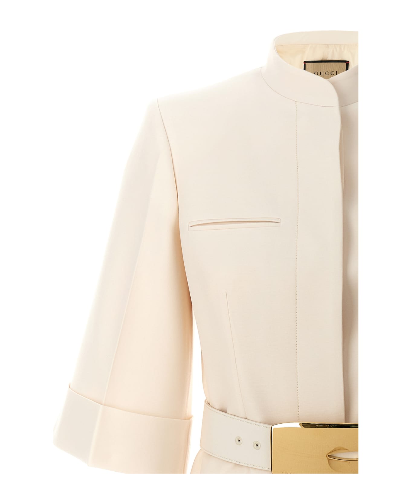 Gucci Fitted Jacket - White