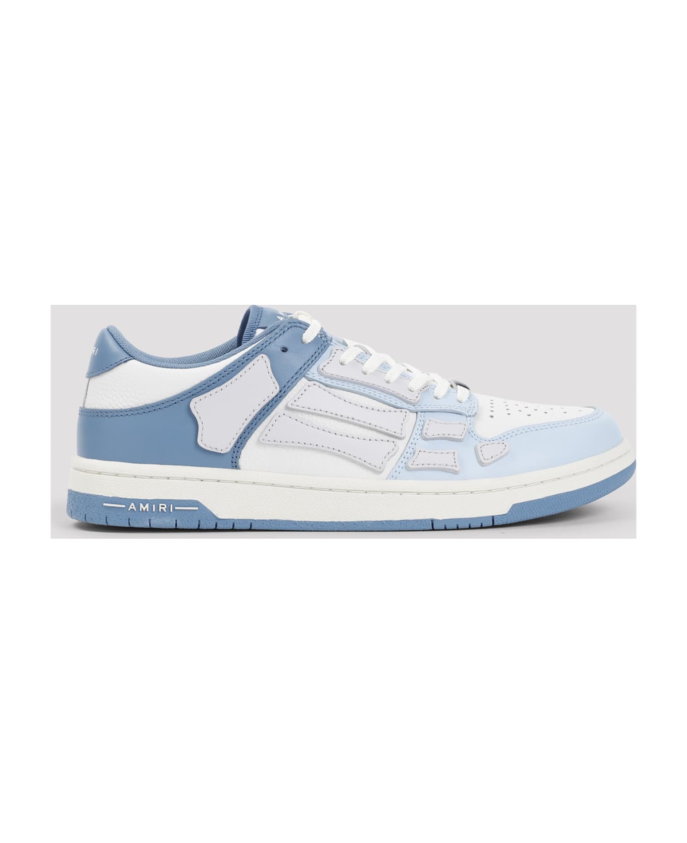 AMIRI Two-tone Skel Top Low Sneakers - Blue White Blue