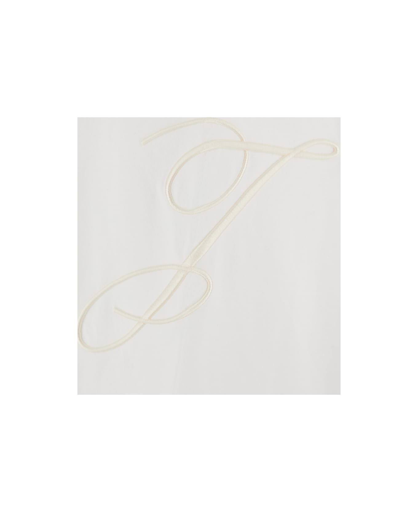 Jacquemus 
le T-shirt Club
 White T-shirt With Logo J On The Front In Cotton Man - White