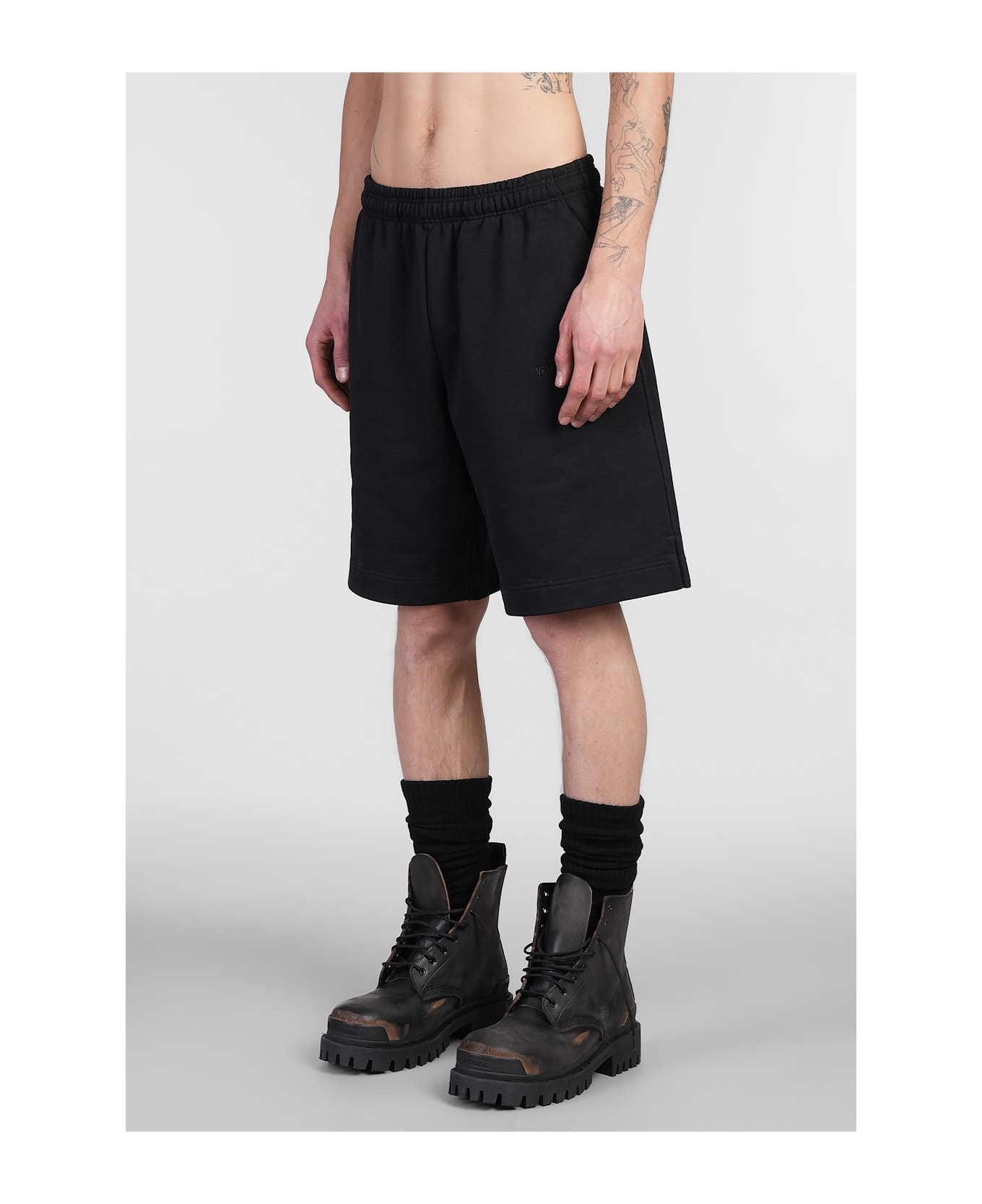VETEMENTS Shorts In Black Cotton - black
