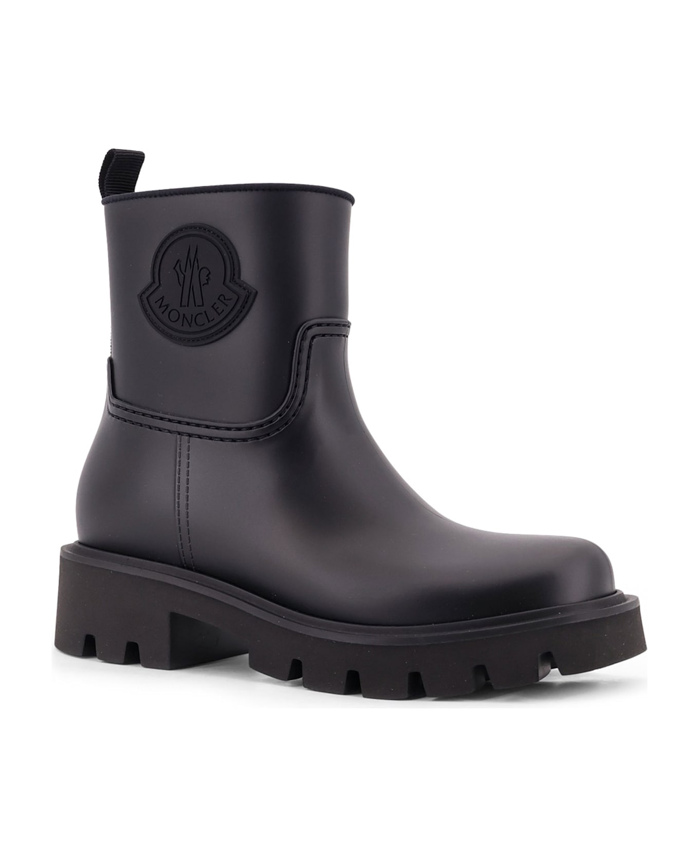 Moncler Kickstream Rubber Rainboots - Black
