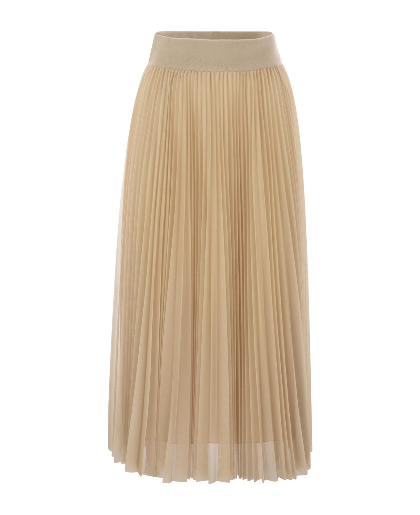 Fabiana Filippi Wide Tulle Skirt - Beige