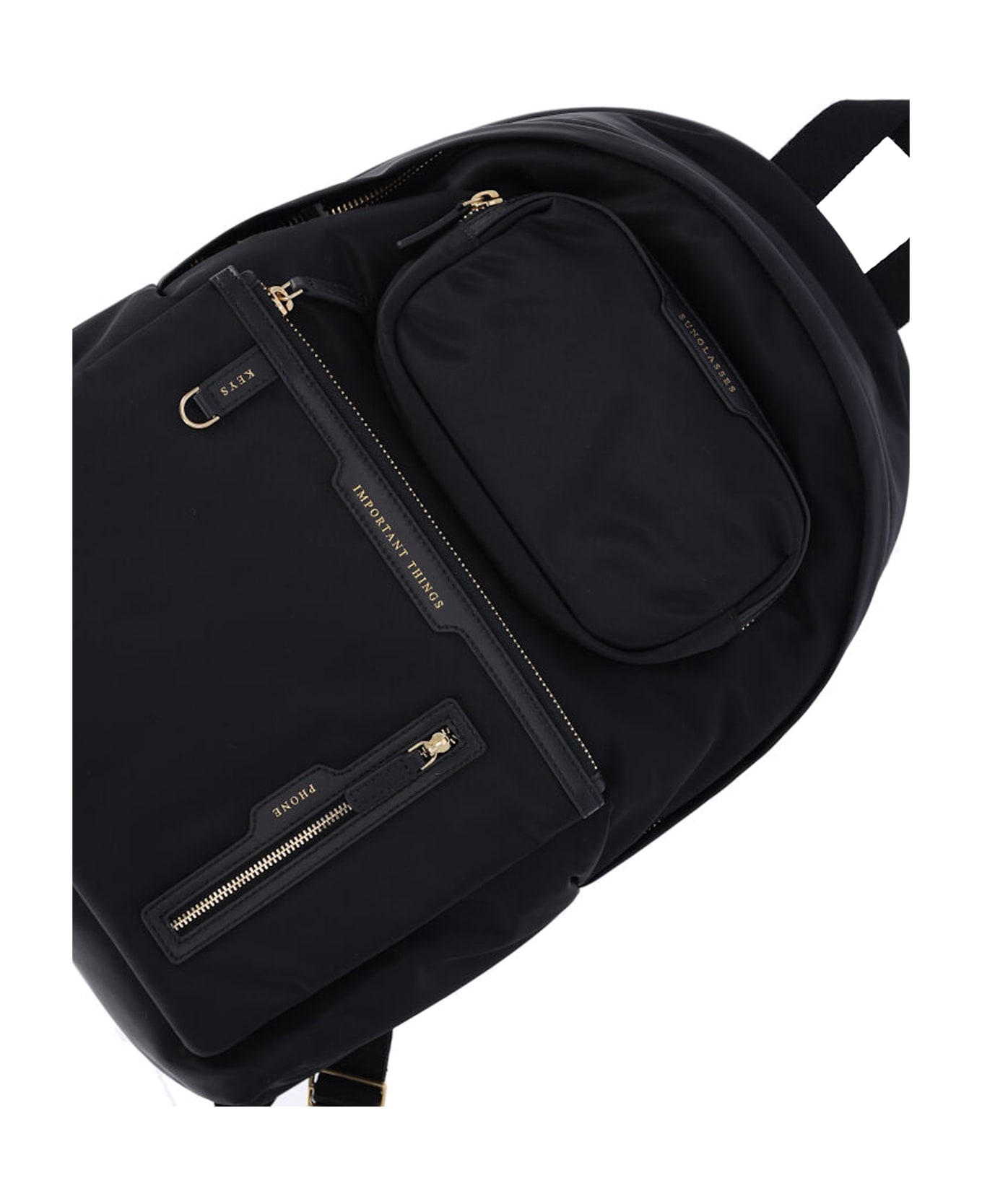 Anya Hindmarch Travel Backpack "luxury" - Black  