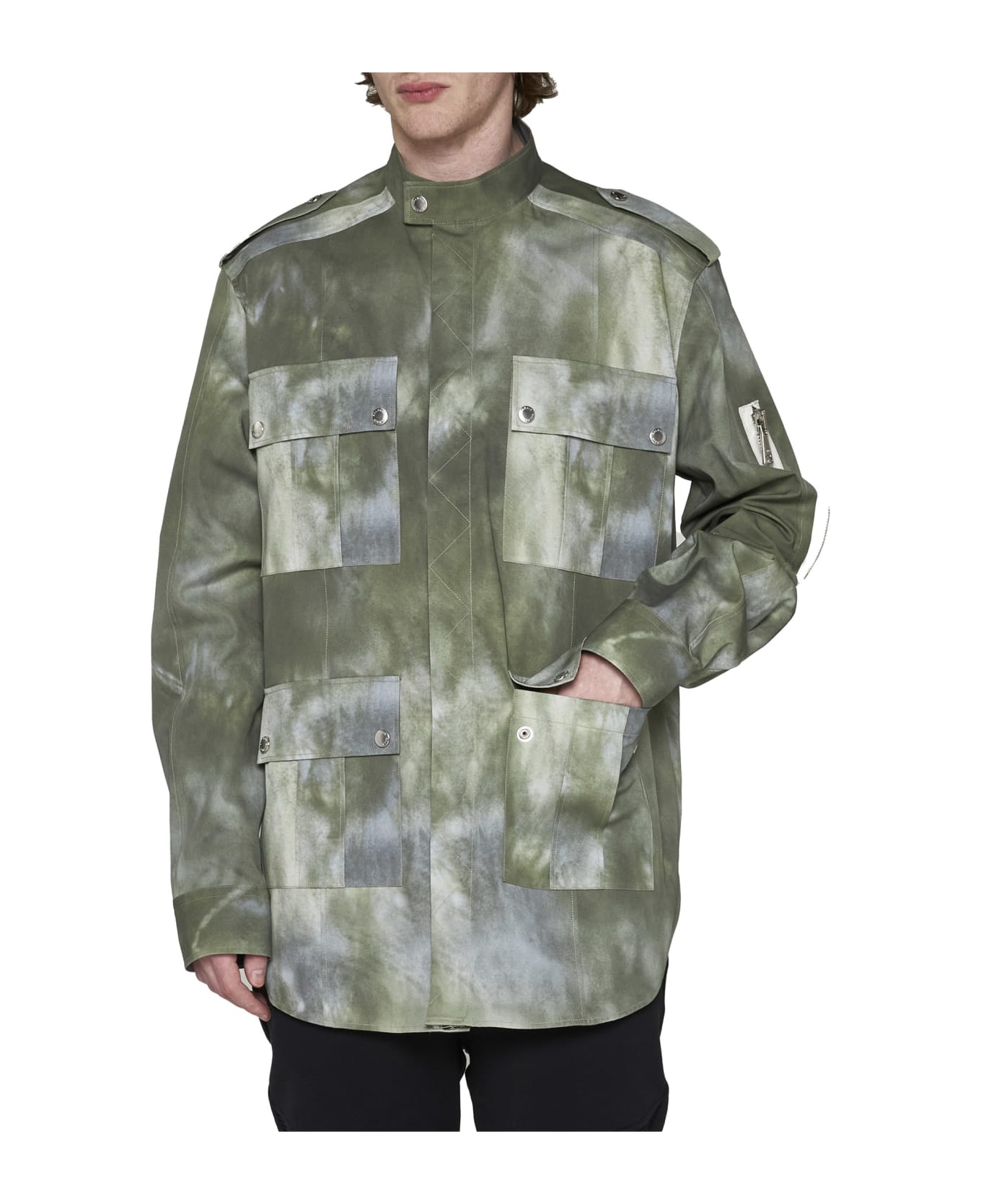 Balmain Cotton Saharan Jacket - Udf Multi Kaki ジャケット