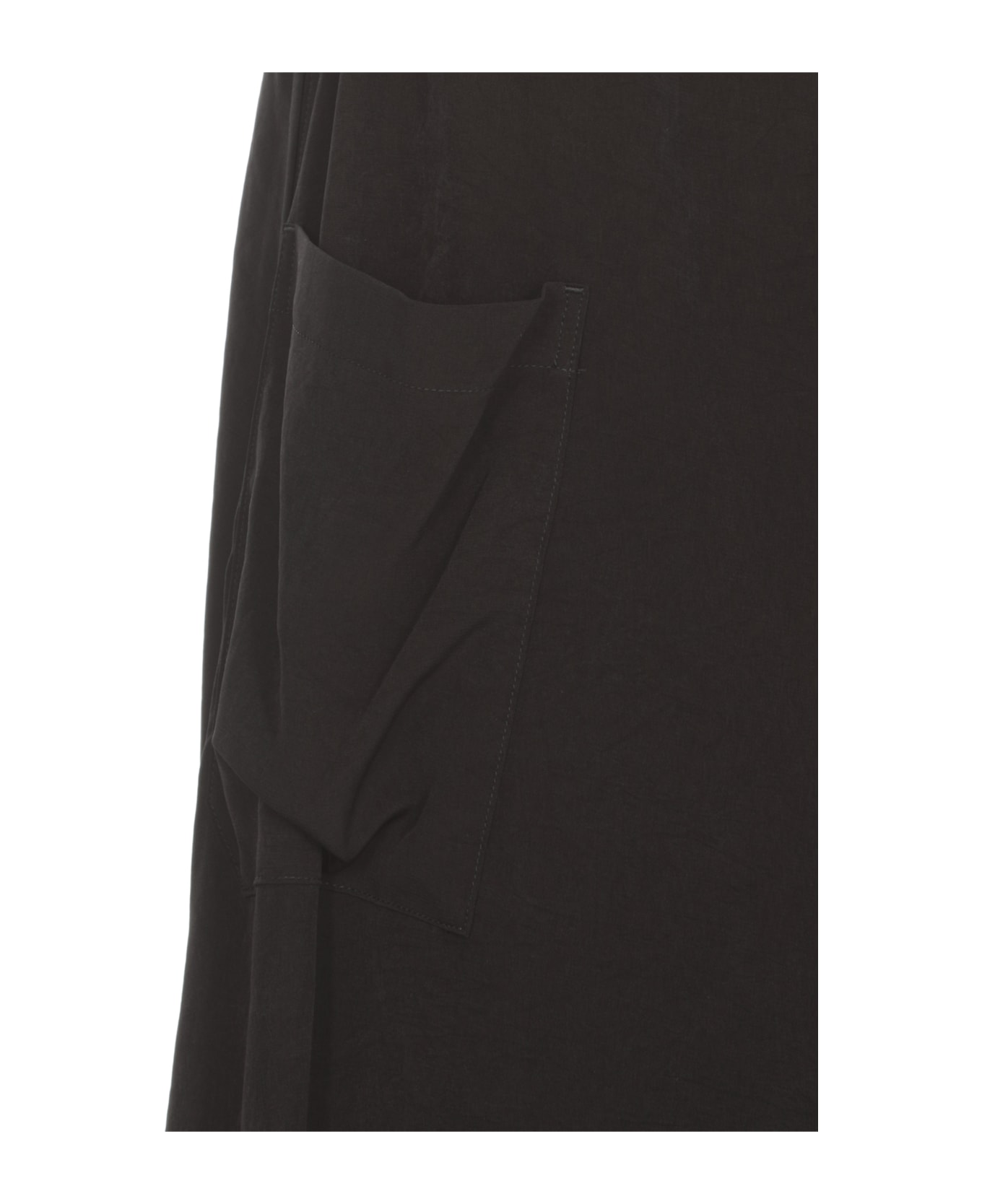 Y's Asymmetric Skirt - Black