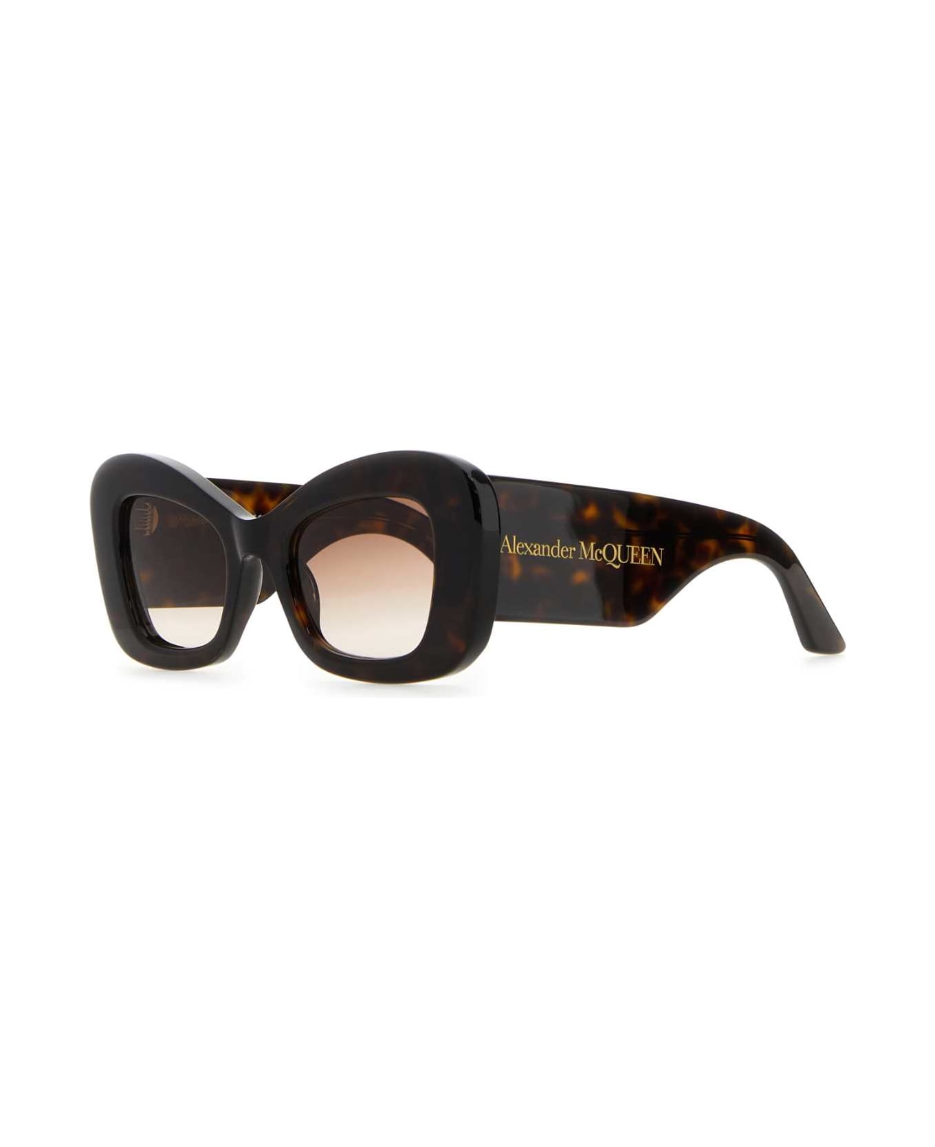 Alexander McQueen Two-tone Acetate Sunglasses - HAVANAHAVANABROWN サングラス