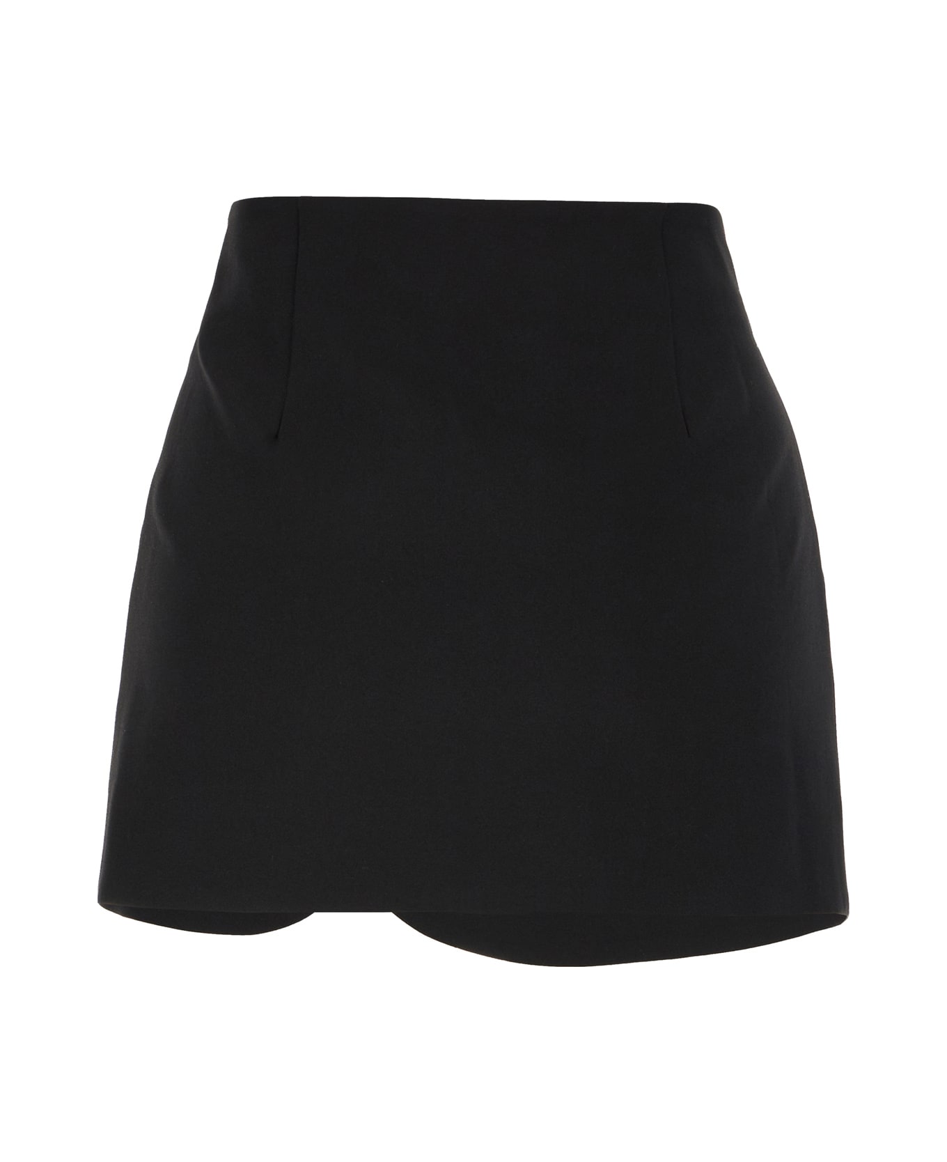 Coperni Black Polyester Miniskirt - Blk Black