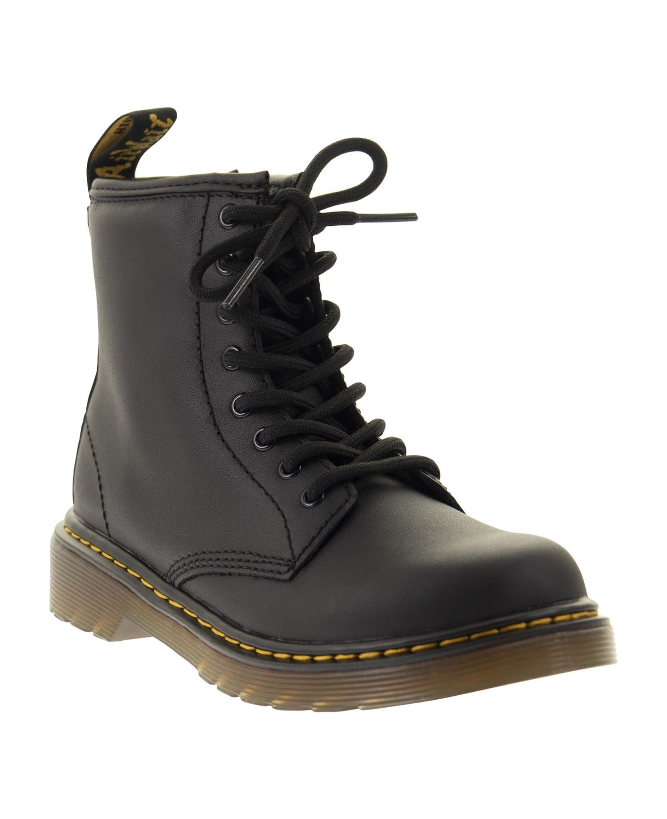 Dr. Martens 8-eye Leather Ankle Boot 1460 - Black シューズ