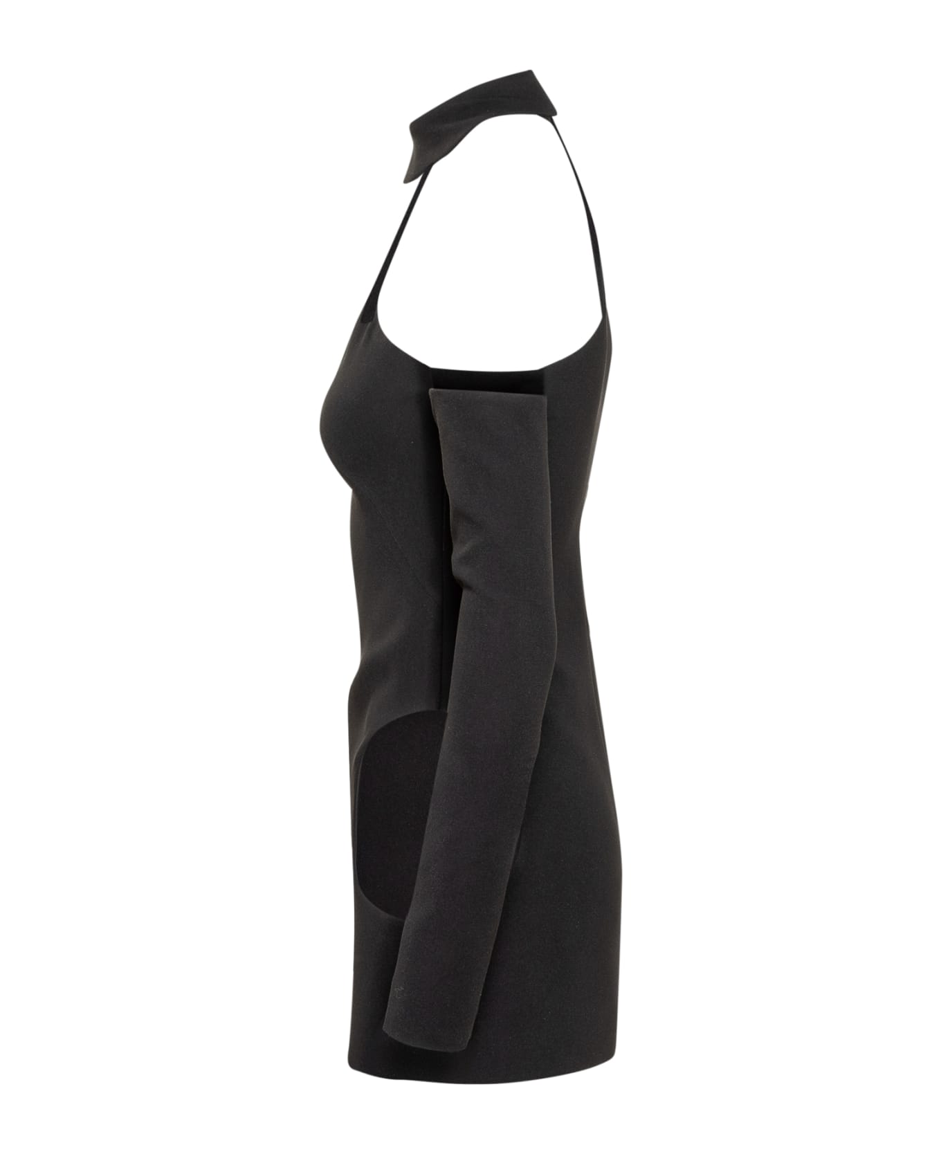 Monot Cut-out Mini Dress - BLACK ワンピース＆ドレス