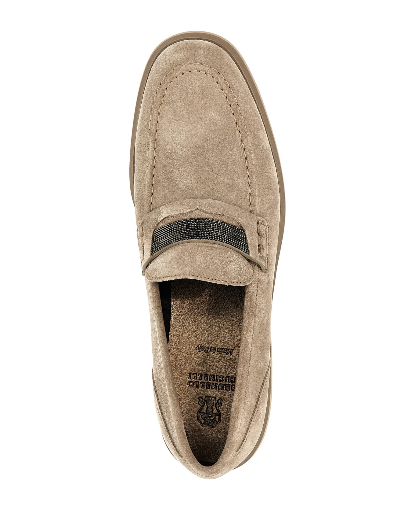 Brunello Cucinelli 'monile' Loafers - Gray