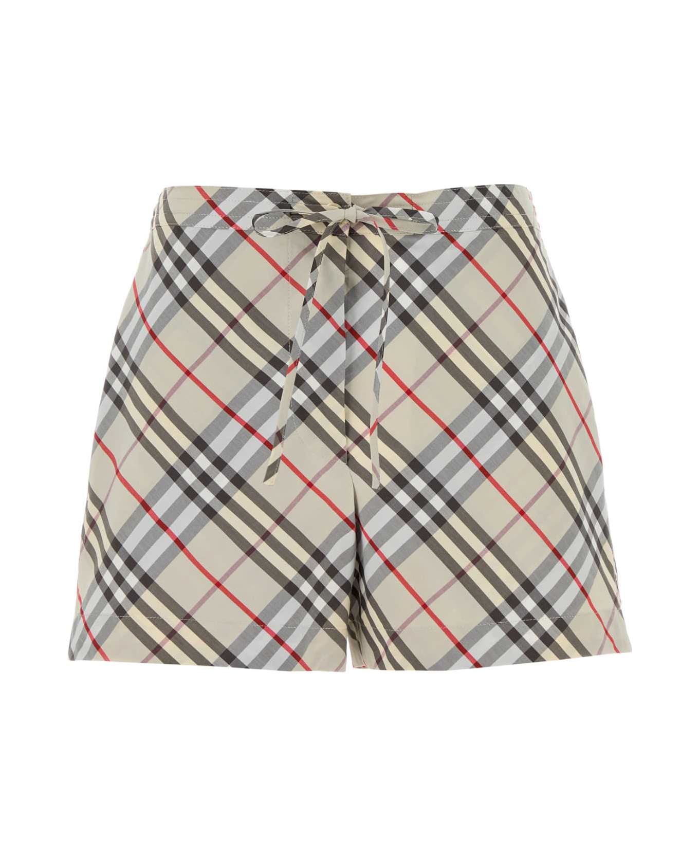 Burberry Embroidered Poplin Shorts - CHIPPINGIPCHECK