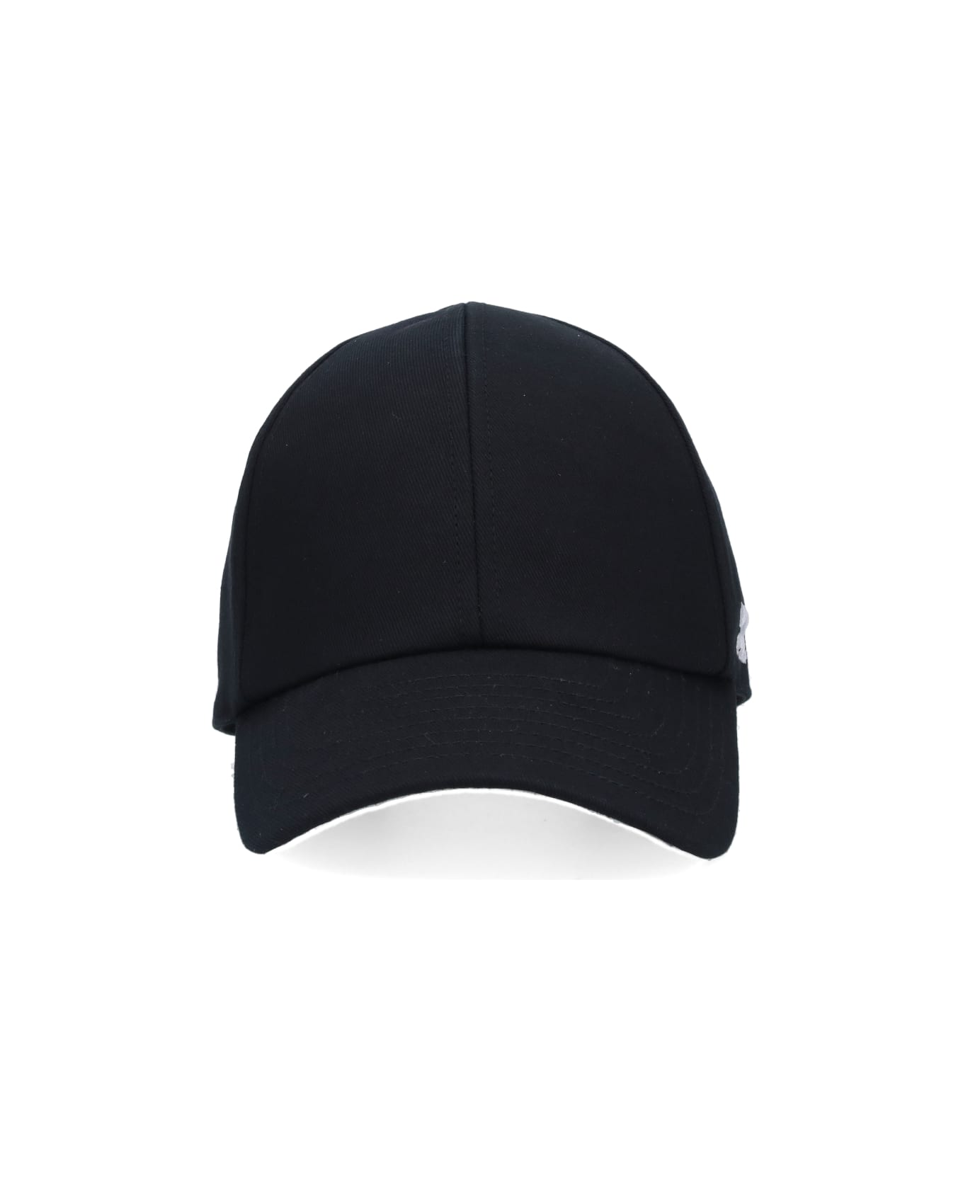 Courrèges Logo Baseball Cap - Black   帽子