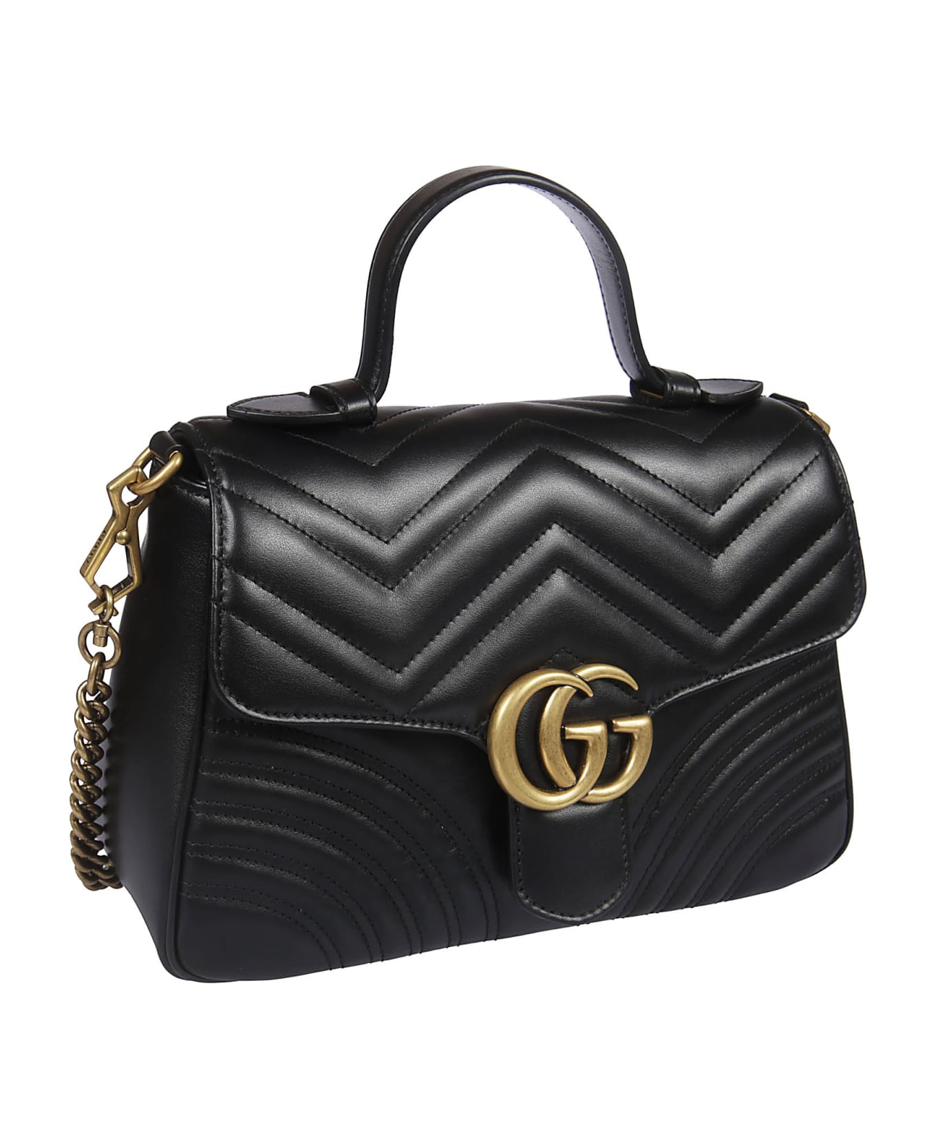 Gucci Gg Marmont Tote - Black