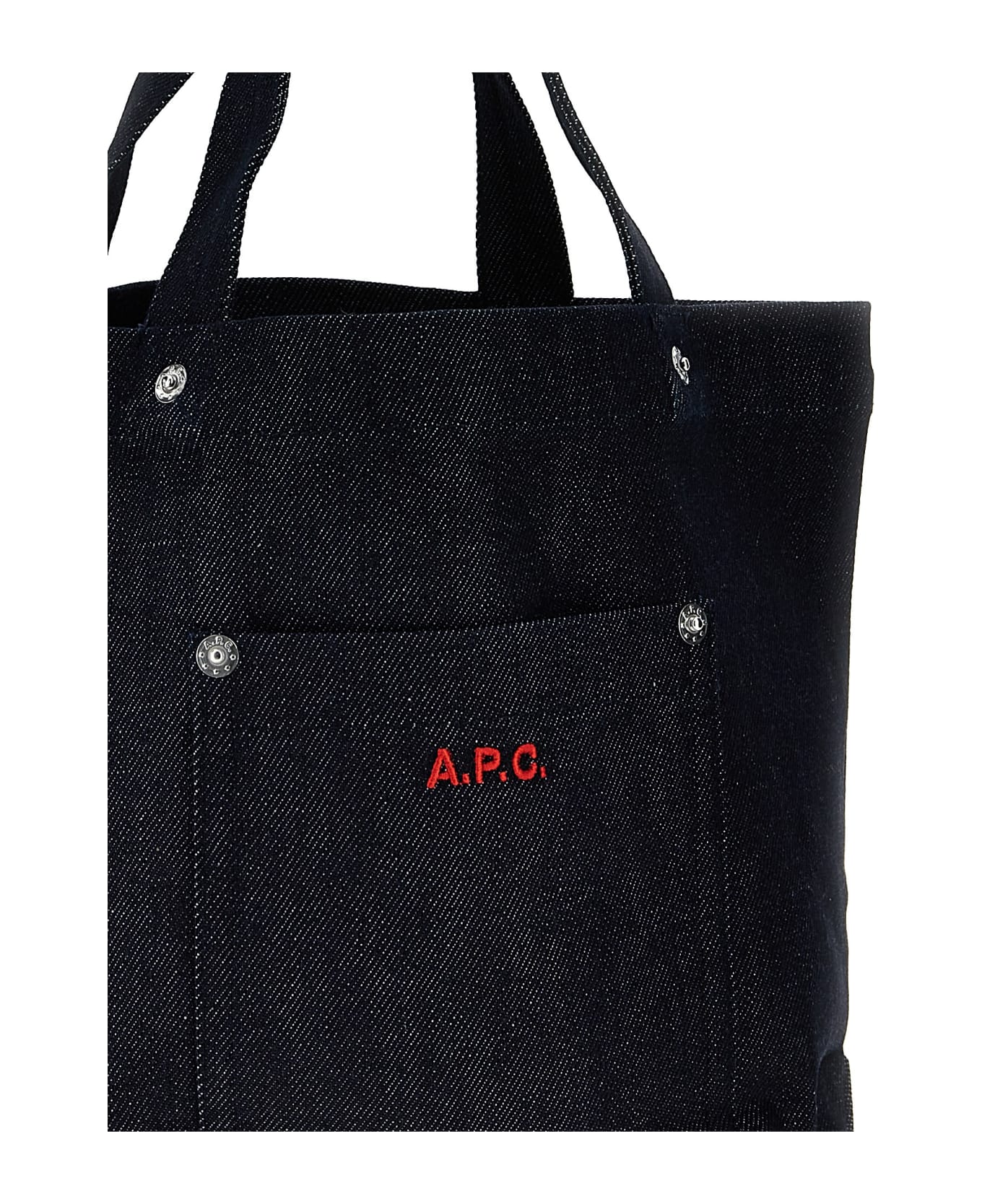 A.P.C. Thais Mini Shopping Bag - INDIGO トートバッグ